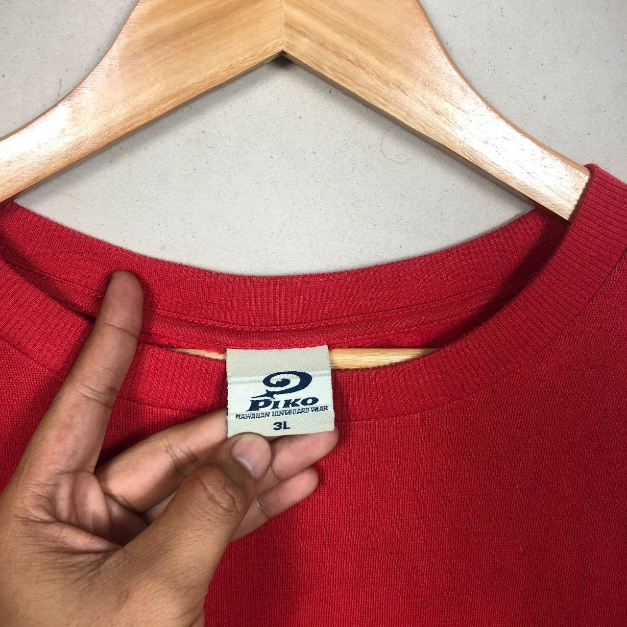 Quicksilver Vintage 90s PIKO Hawaii Sweatshirt Spell Out Surfing Size US XXL / EU 58 / 5 - 6 Thumbnail