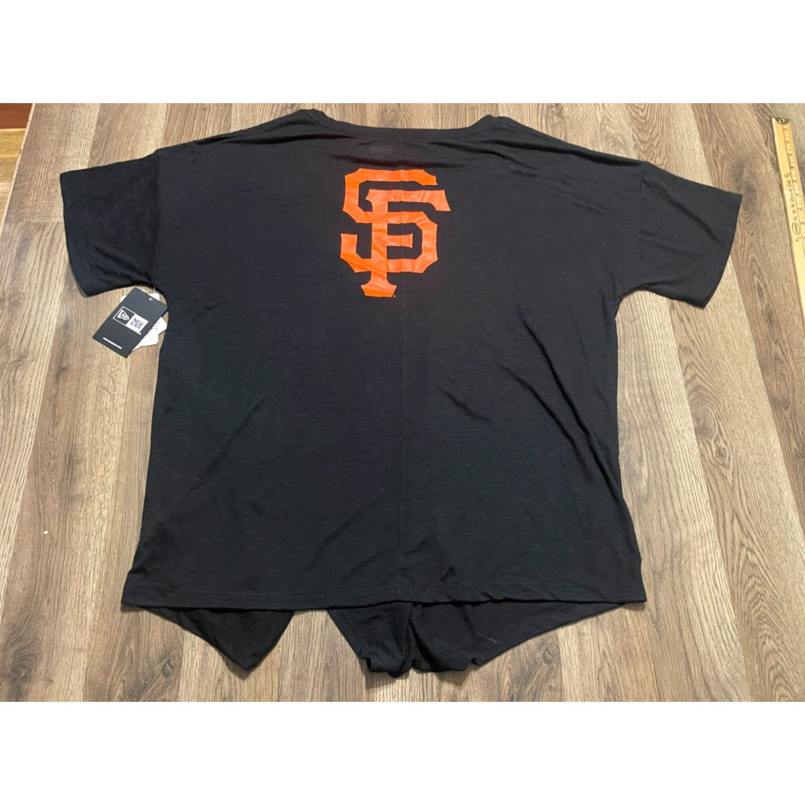 New Era New Era Shirt Womens 1X Black San Francisco GIANTS Baseball Team Shirt Women Plus Size Black GIANTS 1X Size XL / US 12-14 / IT 48-50 - 2 Thumbnail