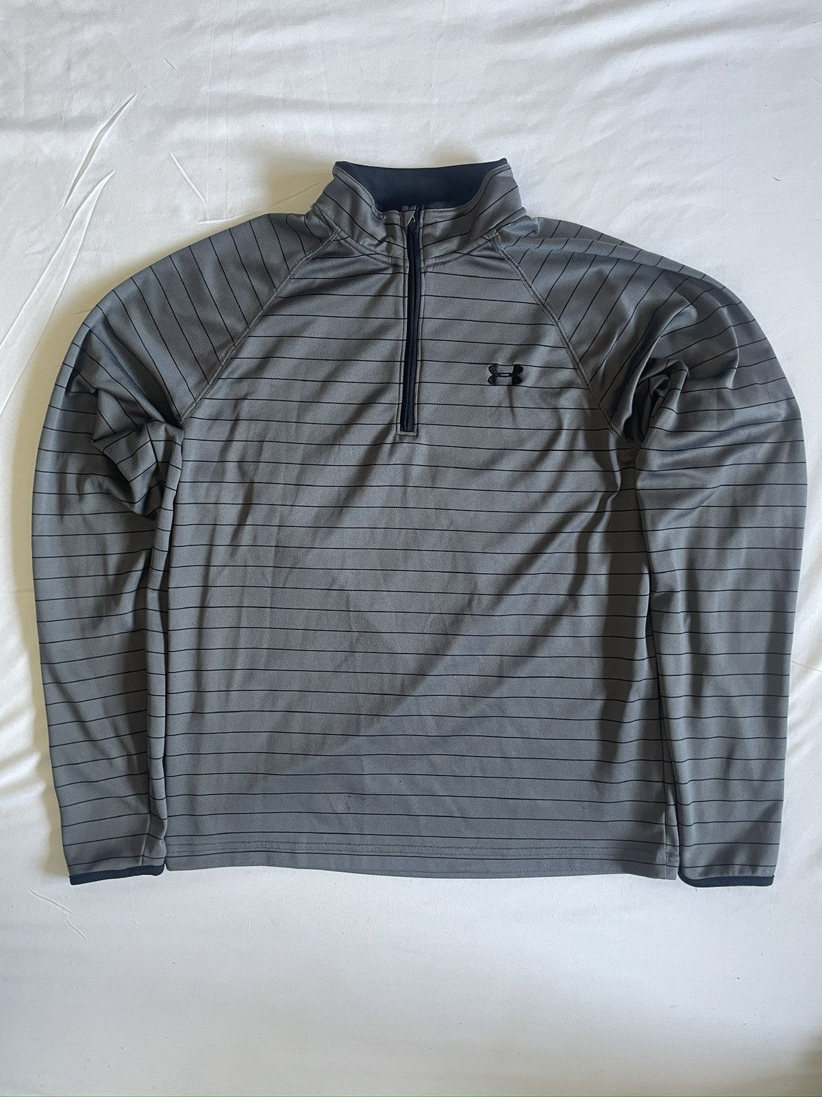 Under Armour Men Medium Grey Under Armour Tech Quarter-Zip Shirt Size US M / EU 48-50 / 2 - 1 Thumbnail