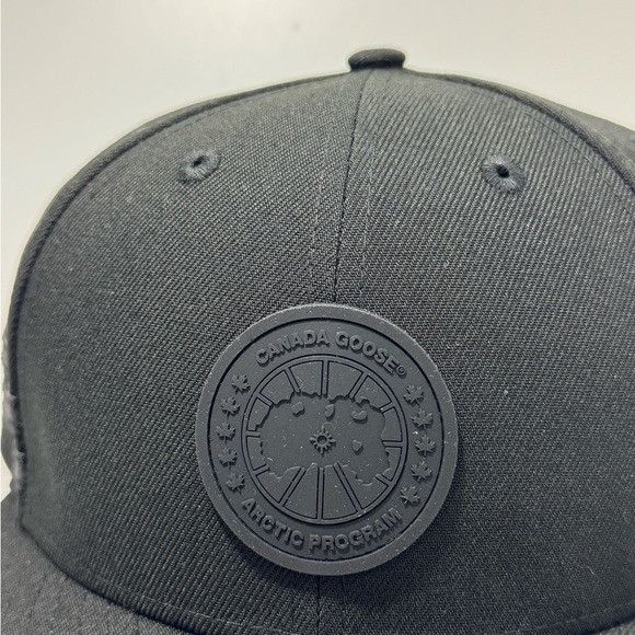 Canada Goose Canada Goose Arctic Disc Snapback Cap Hat Black Size ONE SIZE - 2 Thumbnail