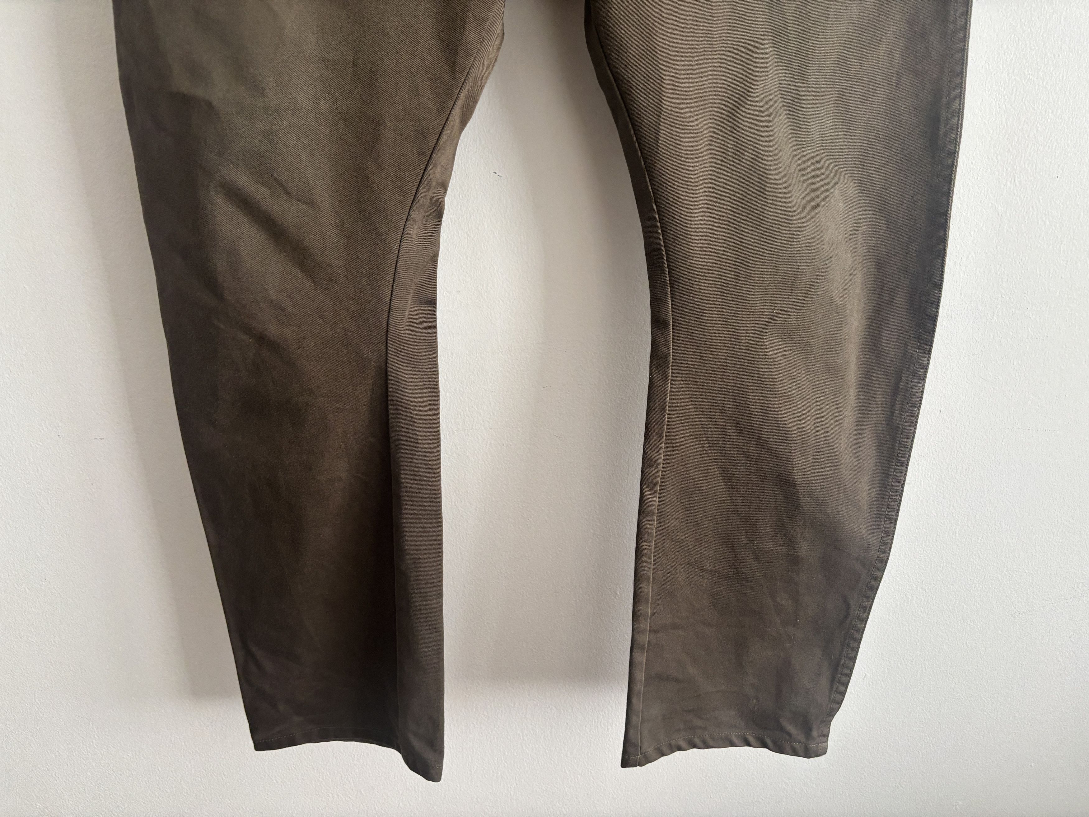 Wings + Horns $200 5 Pocket Button Fly Olive Green Chinos - 32 x 27.5 Size US 32 / EU 48 - 4 Thumbnail