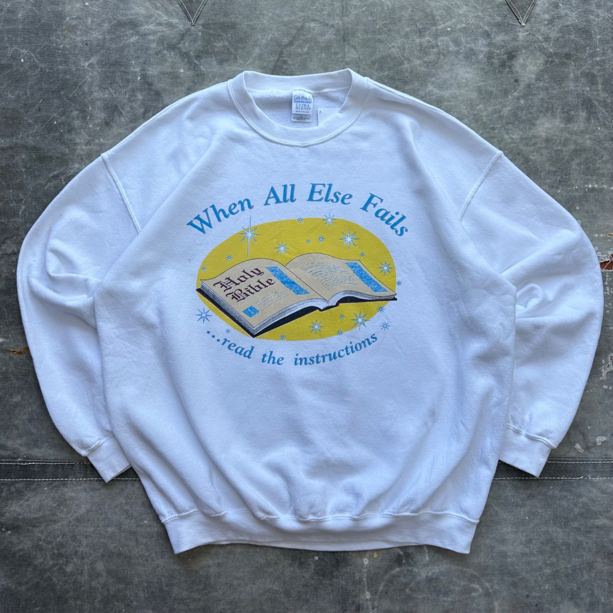 Vintage Vintage When All Else Fails Read The Instructions Holy Bible Size US XL / EU 56 / 4 - 1 Thumbnail