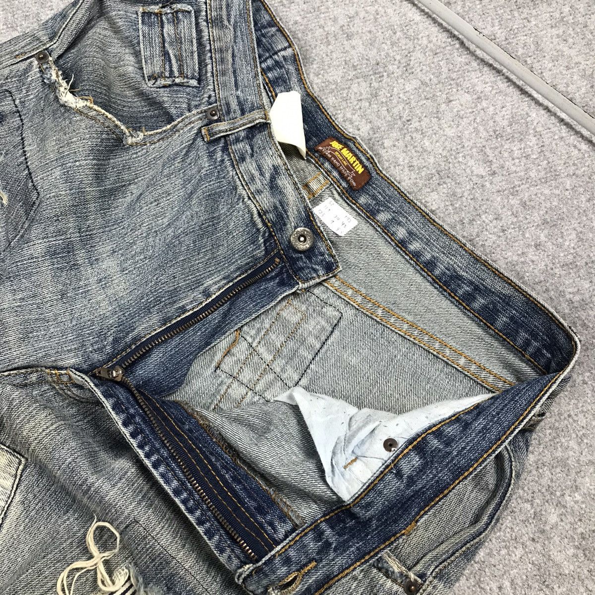 Japanese Brand JOGE MARTIN BAGGY DENIM PATCHWORK DISTRESSED JEANS PANTS Size US 32 / EU 48 - 16 Thumbnail