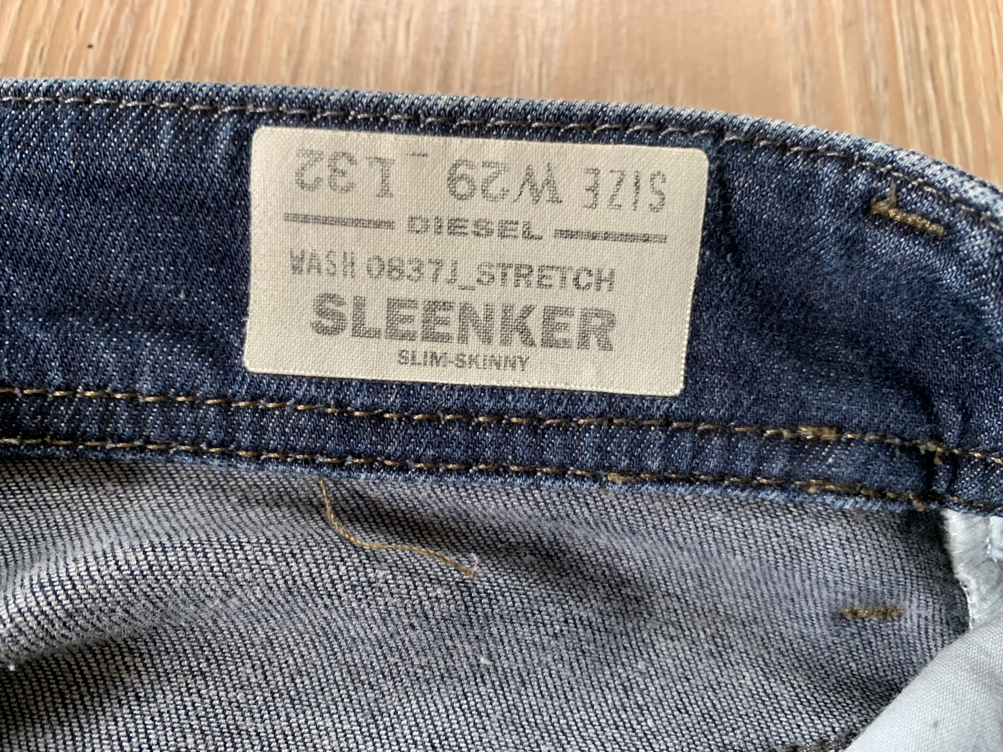 Diesel × Vintage Diesel Distressed Sleenker Slim Skinny Jeans Size US 29 - 5 Thumbnail