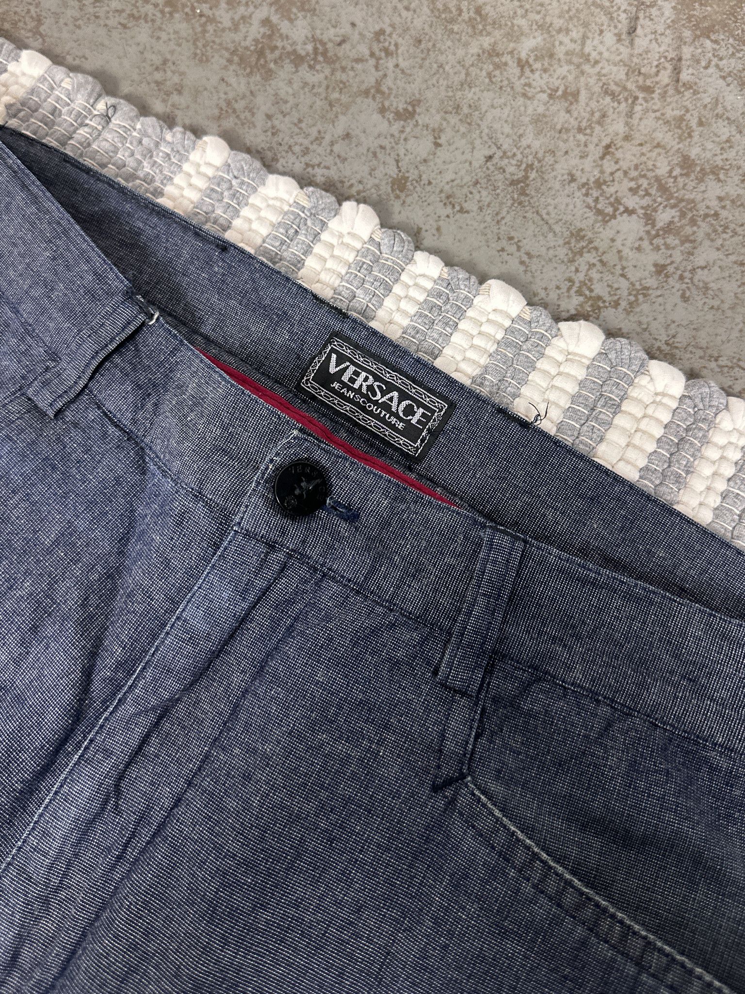 Versace × Versace Jeans Couture × Vintage Vintage Versace Jeans Couture Trousers Pants Size US 32 / EU 48 - 5 Thumbnail