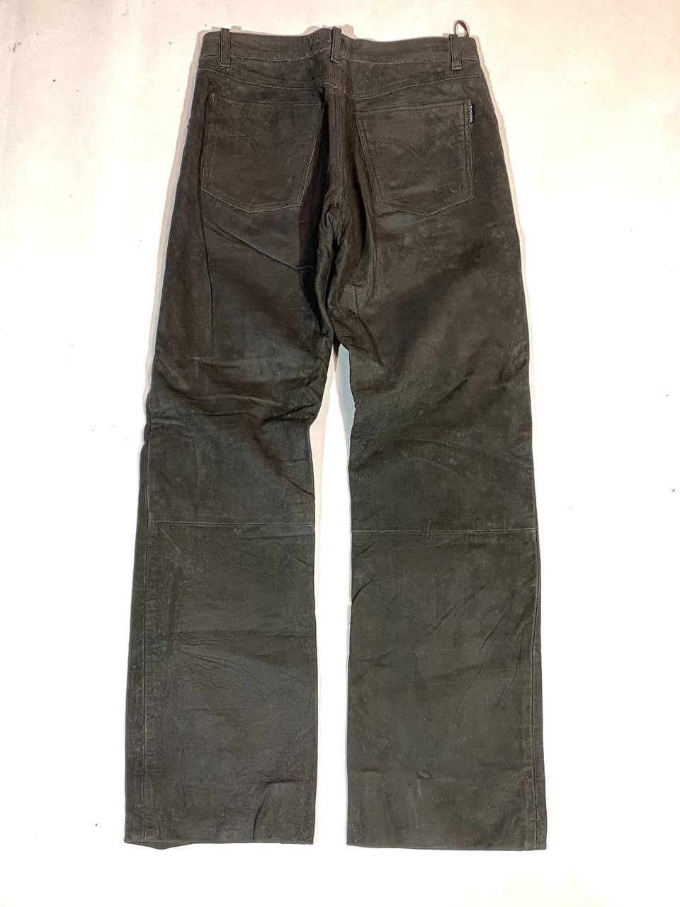Leather × Vintage Vintage Rare Moto Biker Leather Pants Size US 30 / EU 46 - 5 Thumbnail