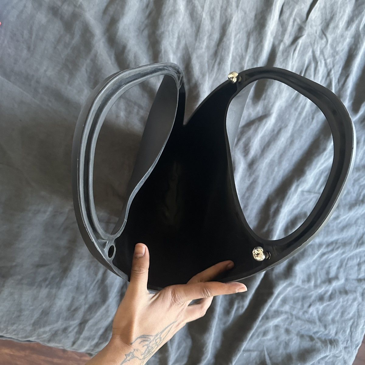 Thierry Mugler Thierry Mugler black bubble hand bag *RARE* Size ONE SIZE - 5 Thumbnail