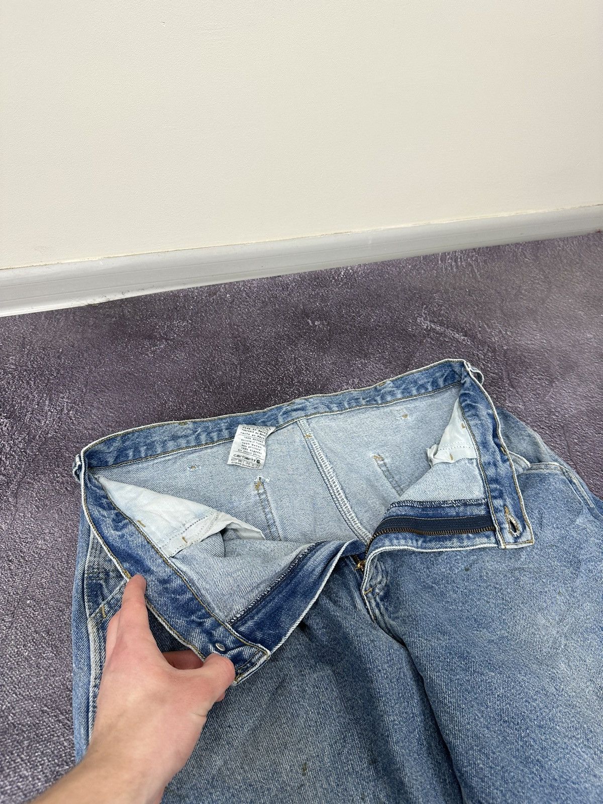 Carhartt Vintage Carhartt USA Carpenter Cargo Baggy Hype Work Pants Size US 36 / EU 52 - 17 Thumbnail