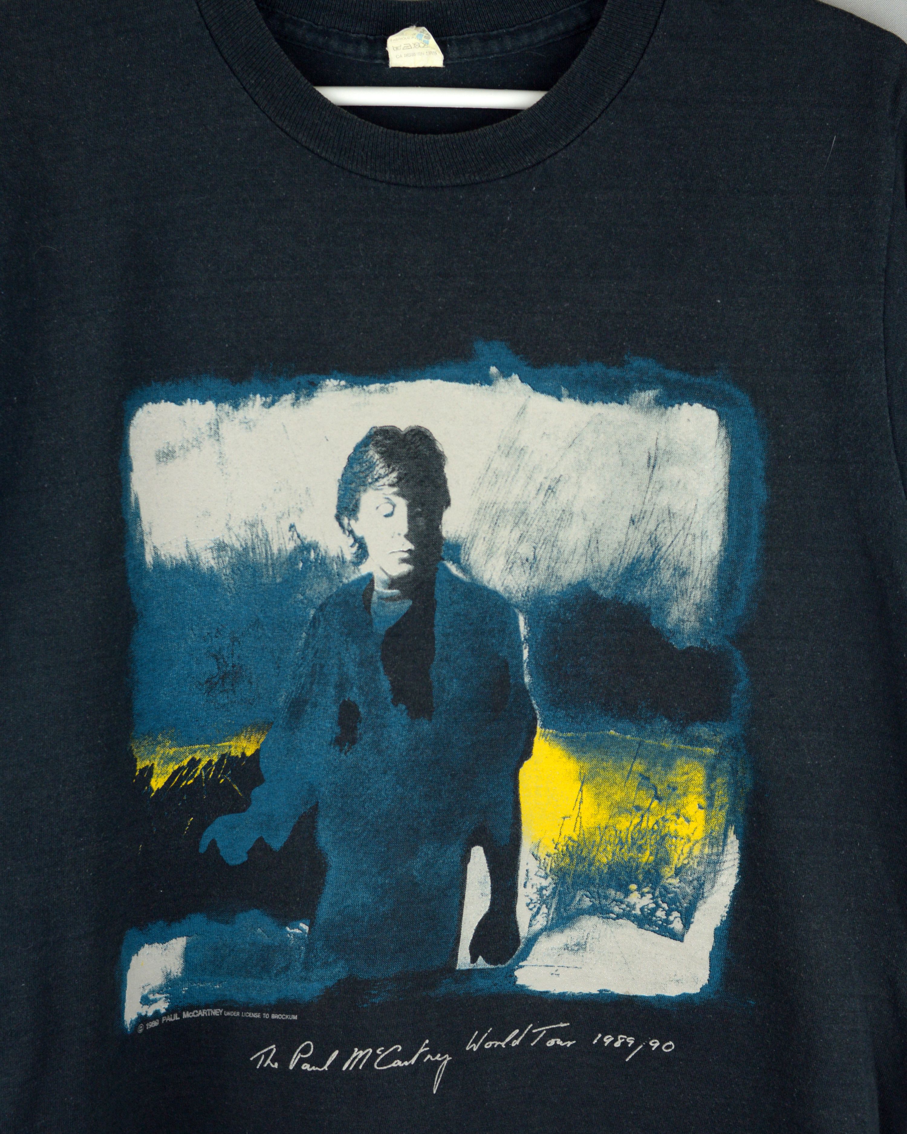 Vintage Vintage Paul McCartney World Tour 89/90 1988 t shirt Size US L / EU 52-54 / 3 - 3 Thumbnail