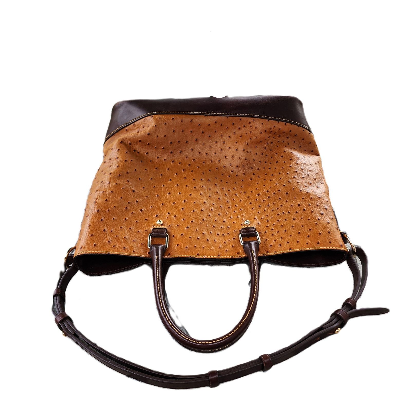 Dooney & Bourke Dooney & Bourke Ostrich Leather Lexington Tote Bag Shopper Size ONE SIZE - 6 Thumbnail