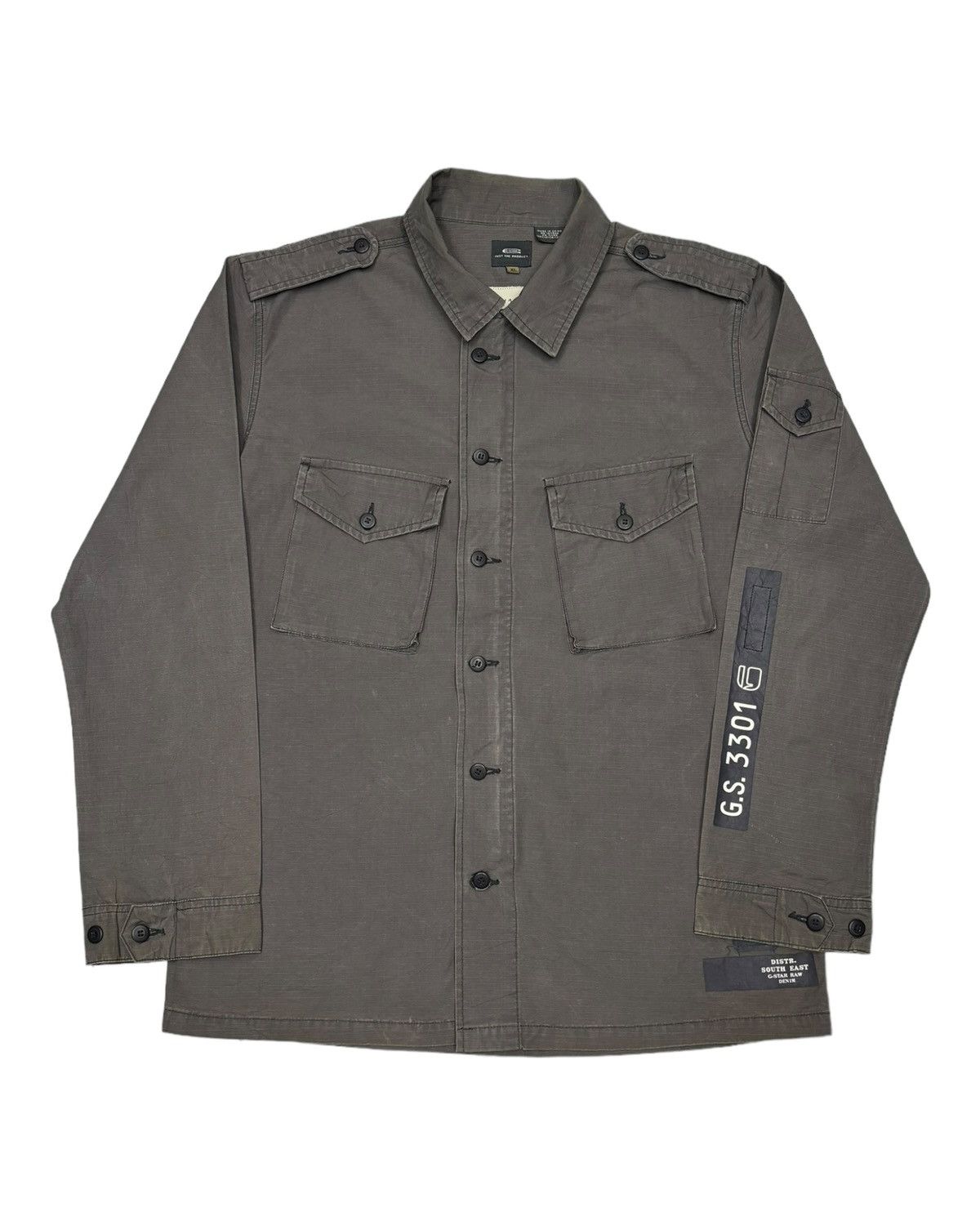 Kapital G-STAR RAW MILITARY POCKET BUTTON SHIRT Size US M / EU 48-50 / 2 - 9 Thumbnail