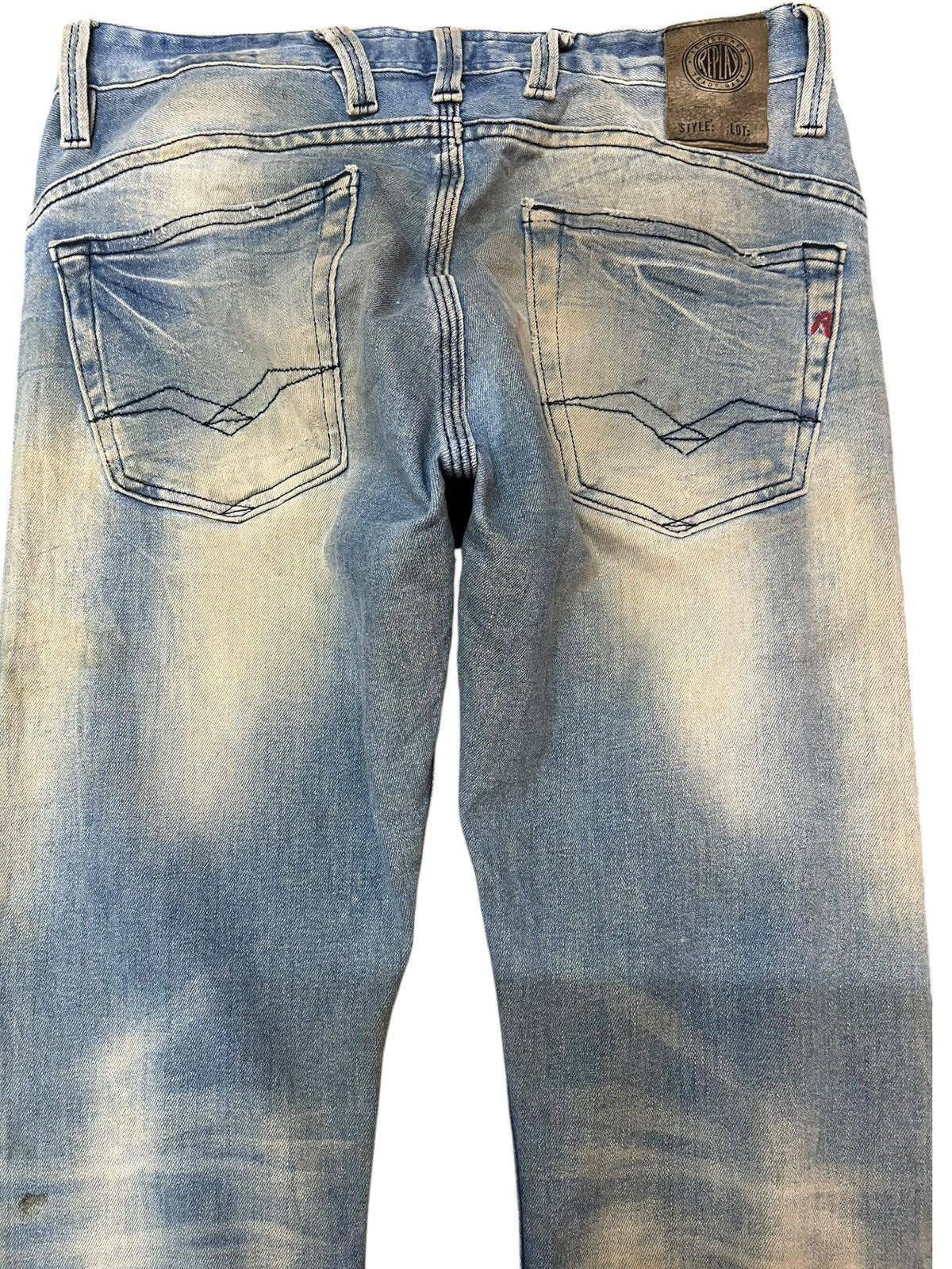 Replay Vintage Replay JETQ Mudwash Faded Denim Size US 29 - 7 Thumbnail