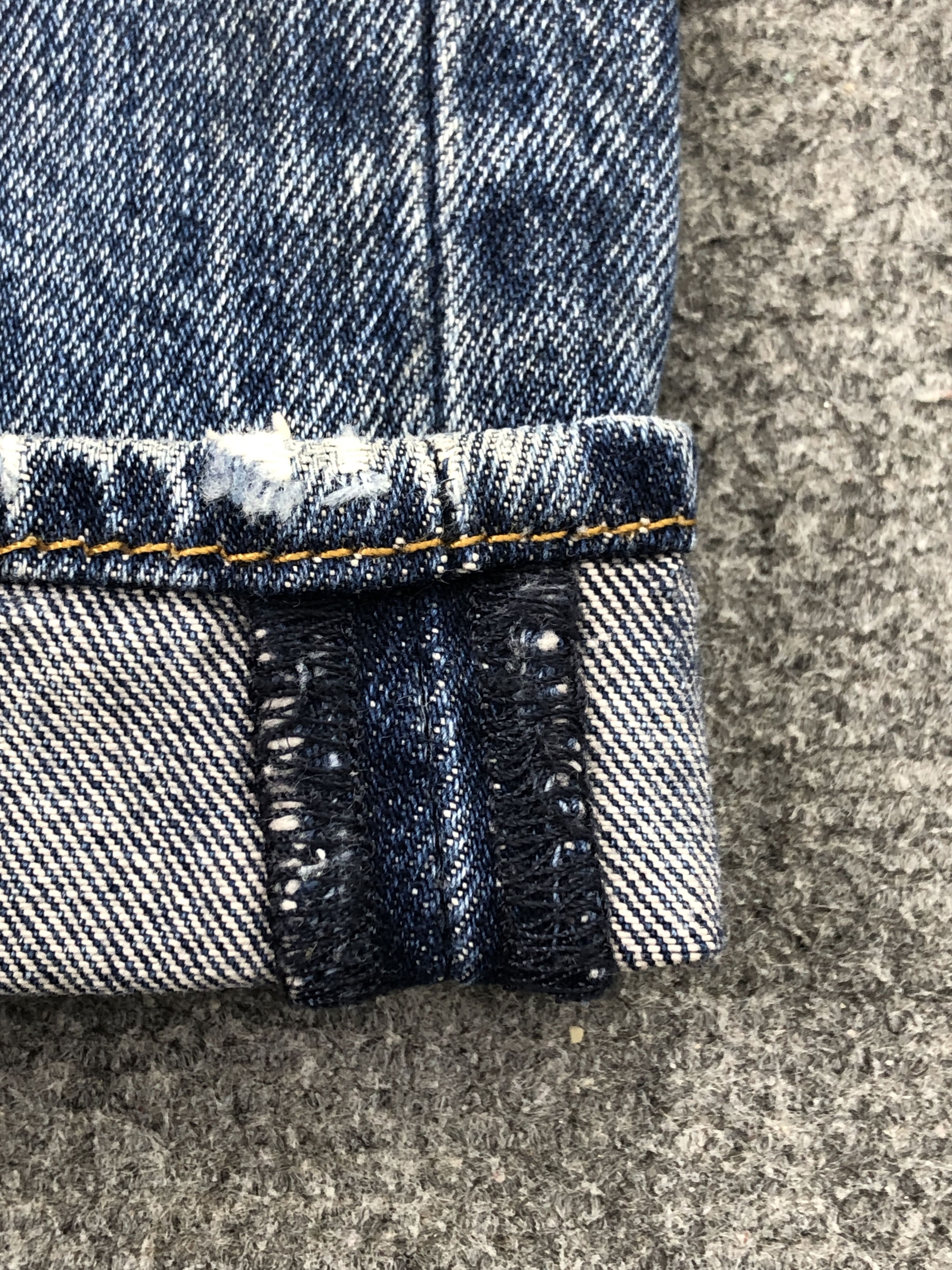 Levi's × Vintage Vintage Levis 501 Blue Denim Jeans Size US 34 / EU 50 - 10 Thumbnail