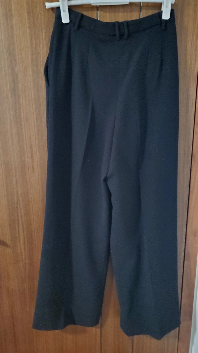 Jil Sander Jil Sander size 32 Wool Black Trouser Size 42" / US 20 - 9 Thumbnail
