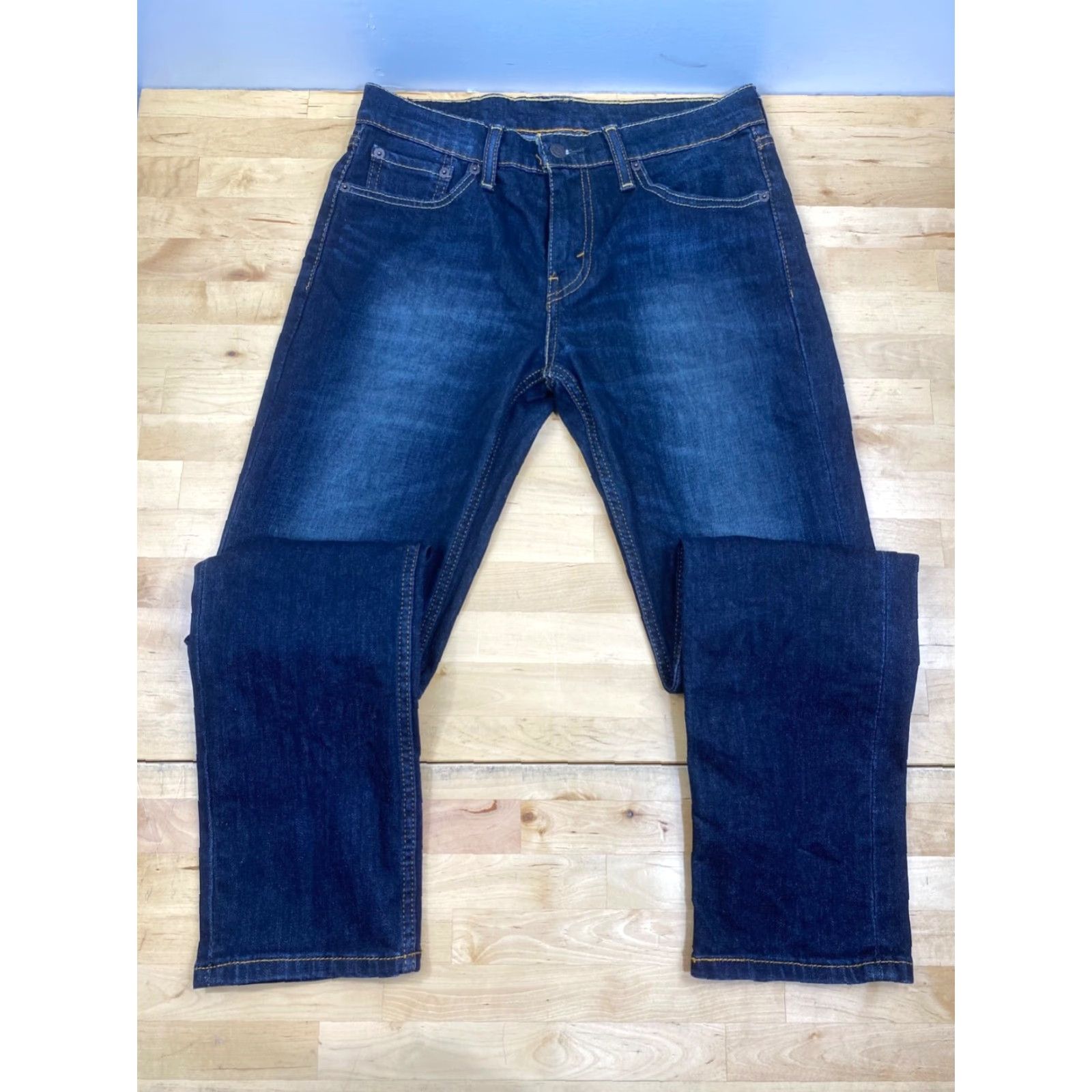 Levi's Levi's 511 Slim Fit Jeans Mens 30x31 Blue Denim Stretch Tapered Casual Regular Inseam 31 Size US 30 / EU 46 - 2 Thumbnail