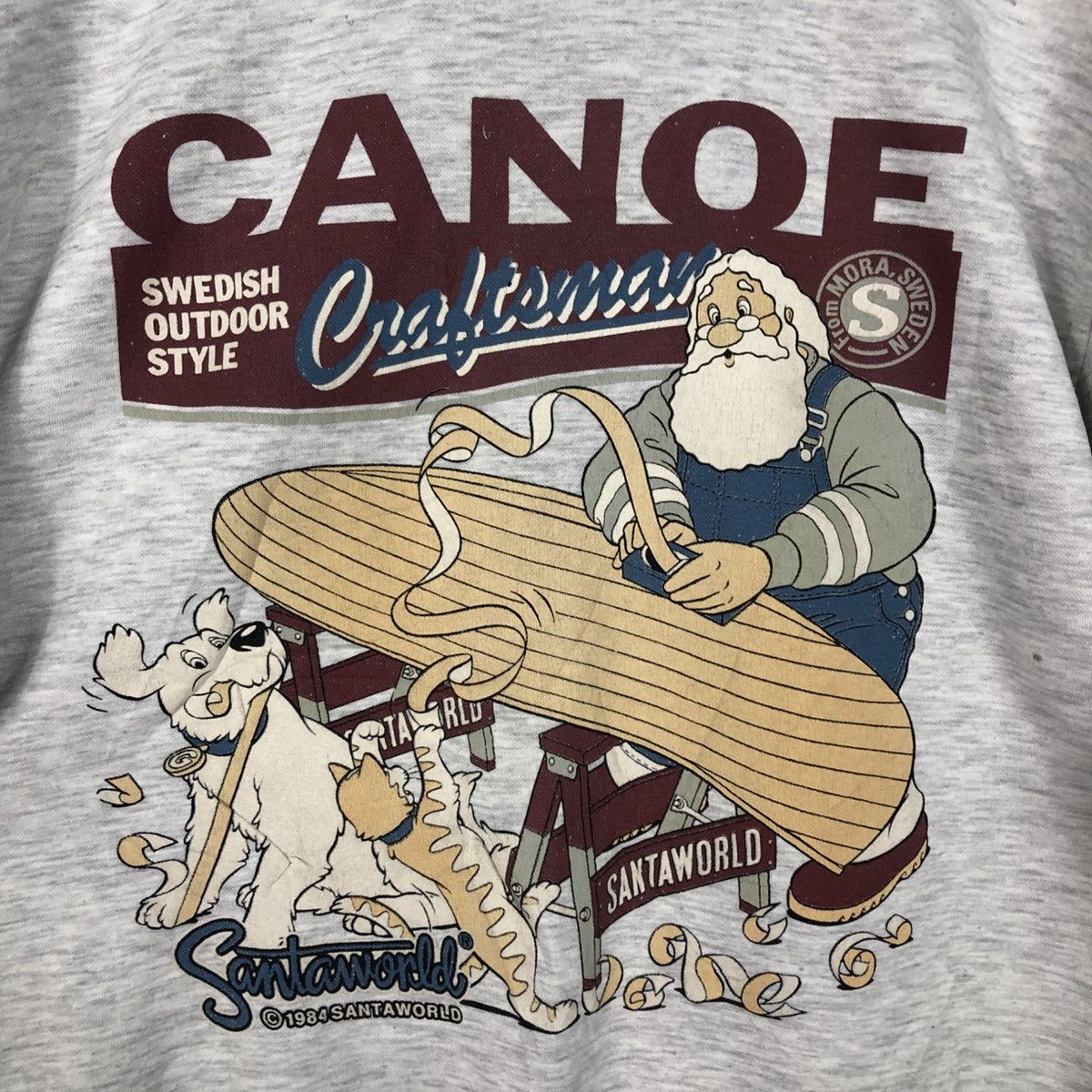 Vintage 📌Vintage 1984 Sweatshirt Santaworld Big Logo Embroidery Size US M / EU 48-50 / 2 - 14 Thumbnail