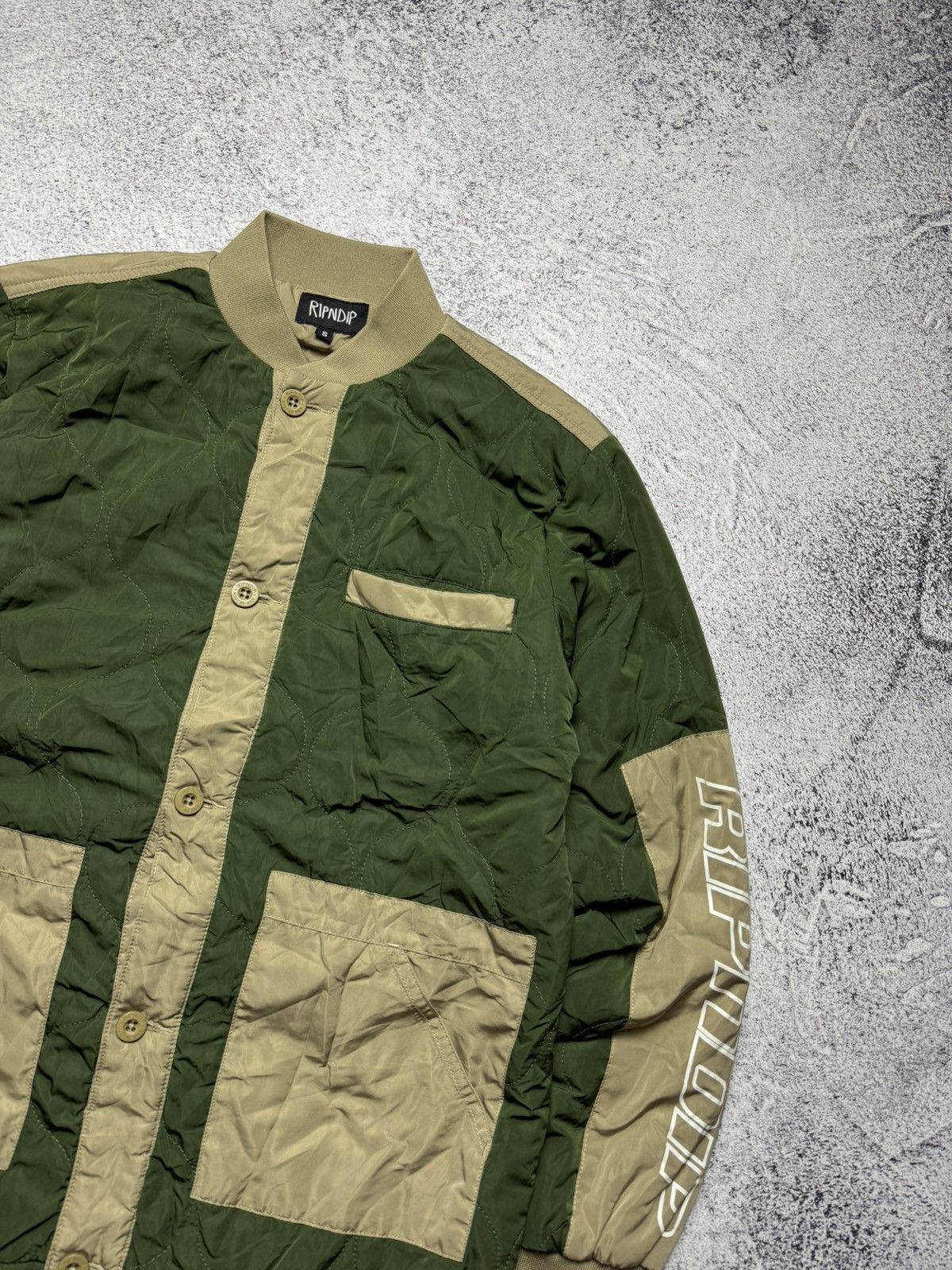 RIPNDIP Ripndip Quilted Jacket Skate Rap Style Street Coat Y2k Size US S / EU 44-46 / 1 - 3 Thumbnail