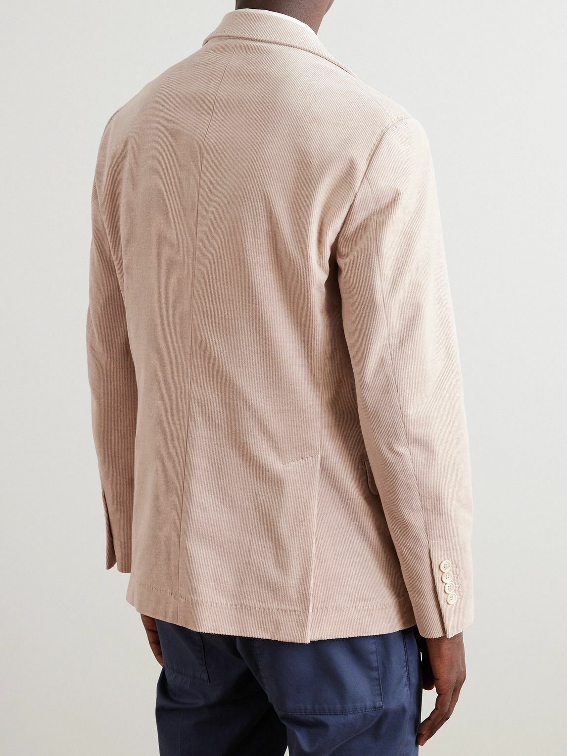 Brunello Cucinelli o1y0526 Single-breasted Blazer in Beige Size US M / EU 48-50 / 2 - 3 Thumbnail