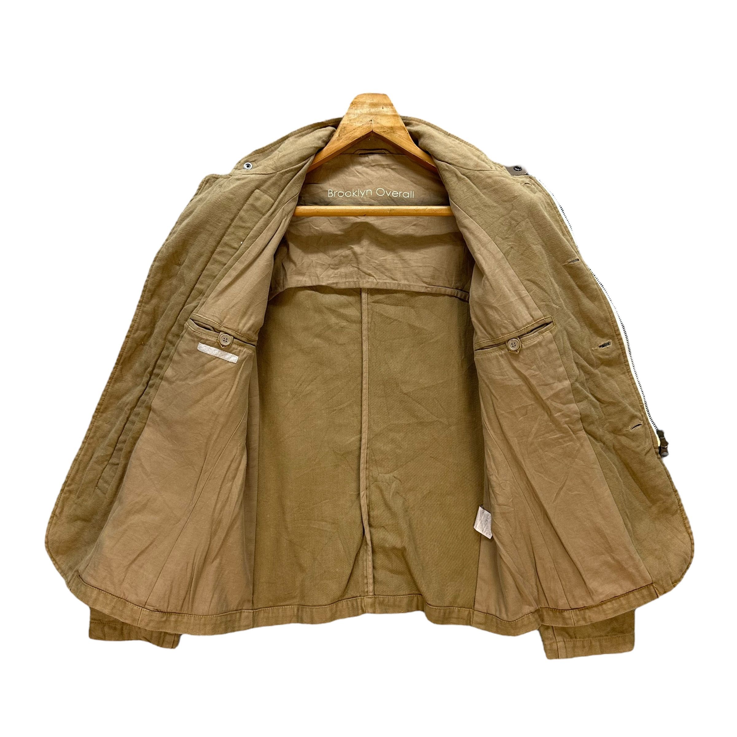 Brooklyn Cloth BROOKLYN OVERALL Asymmetrical Jacket #A40-0921 Size M / US 6-8 / IT 42-44 - 8 Thumbnail