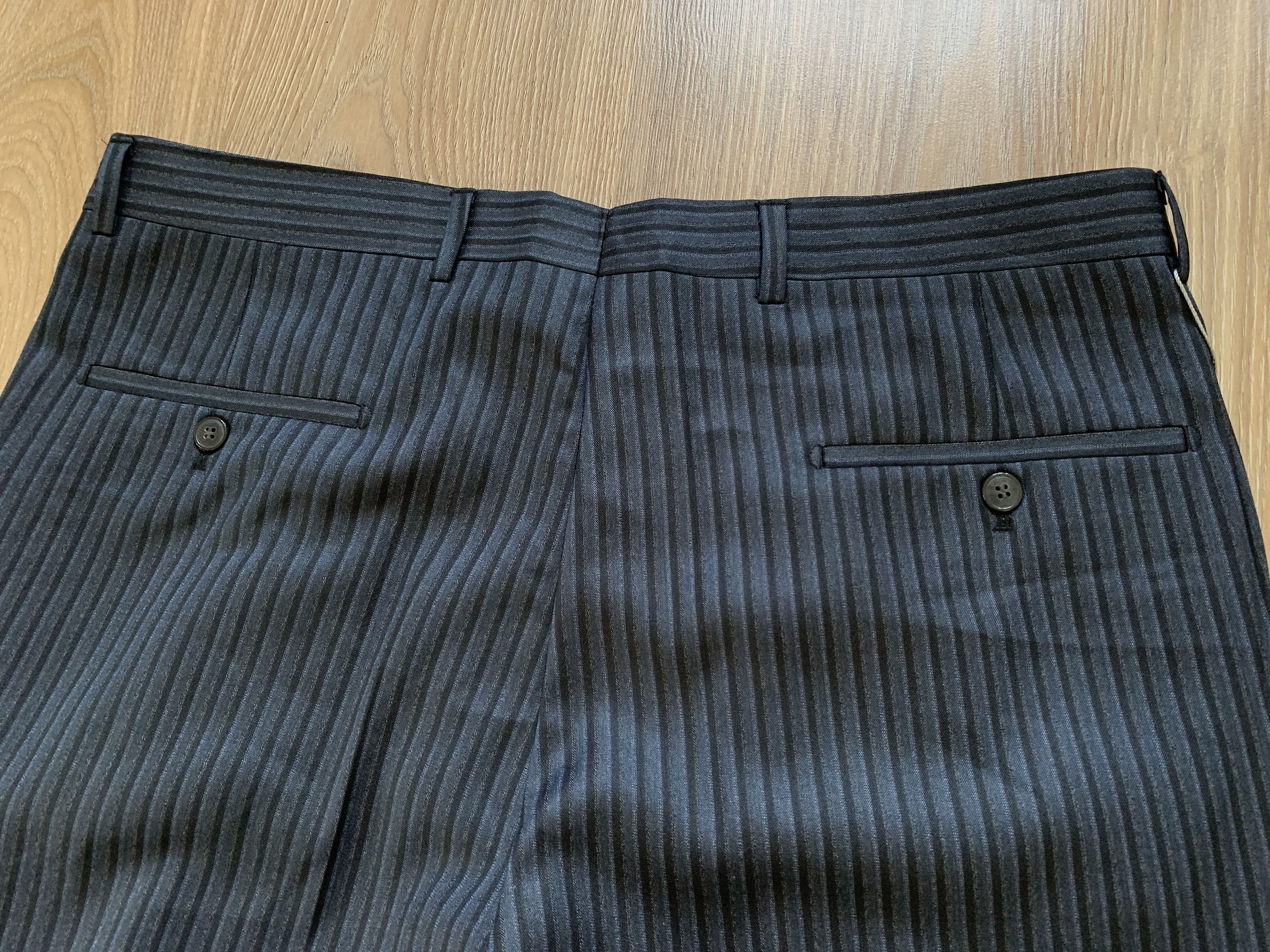 Giorgio Armani × Vintage Vintage Armani Le Collezioni Classic Formal Wool Trousers Size 54R - 5 Thumbnail