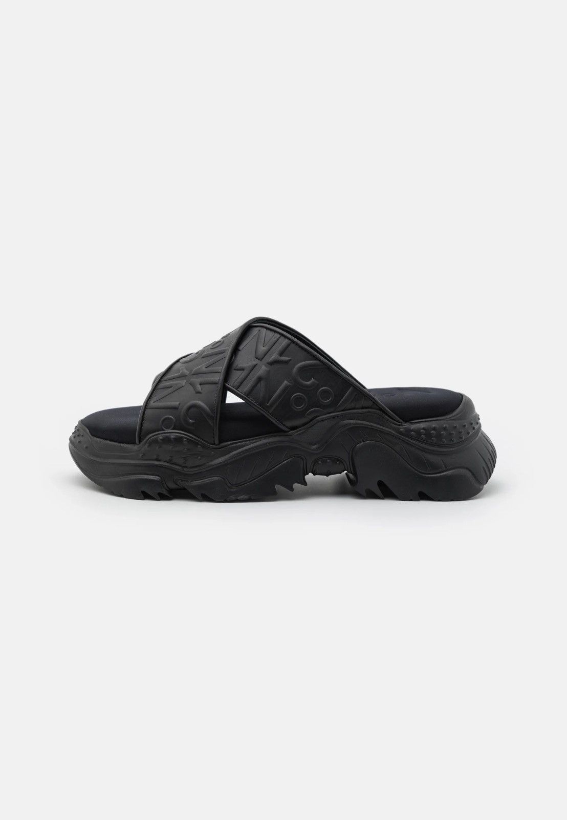 N21 !DS! SS23 N21 Billy Platform Black Slides Size US 9 / EU 42 - 1 Thumbnail