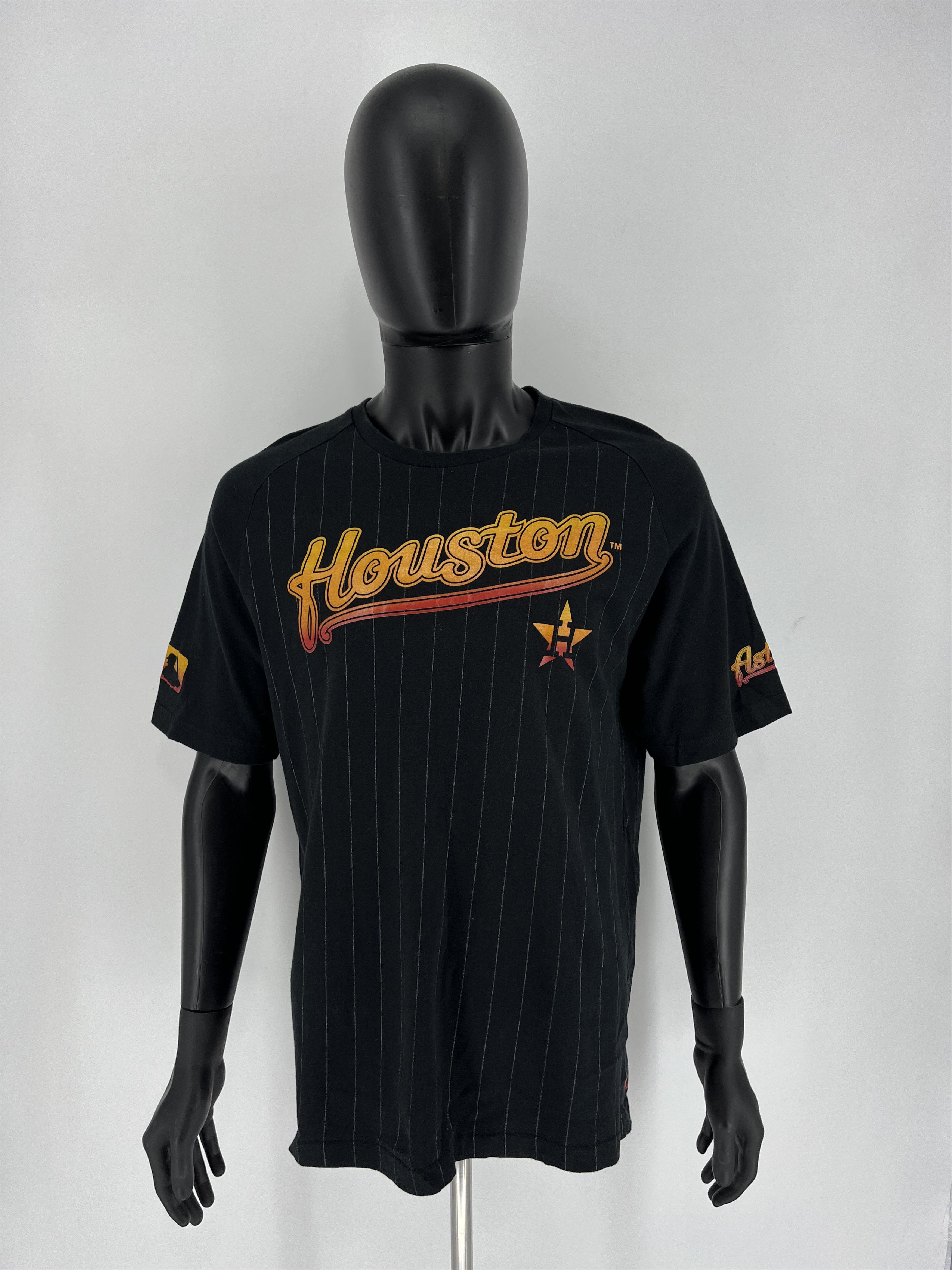 Astros Black Jersey Plain Majestic brand XL