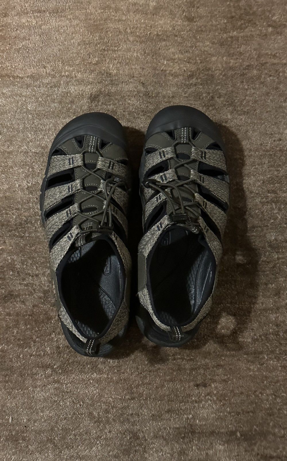 KEEN KEEN Newport H2 Forest Night/Black green sandal Size US 11 / EU 44 - 3 Thumbnail