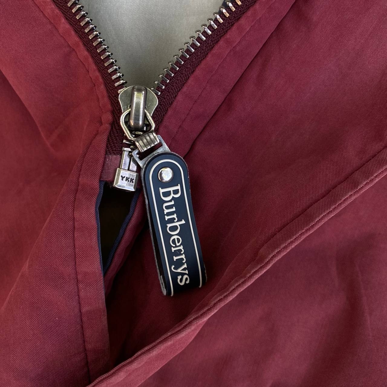 Burberry × Vintage Vintage Burberry Reversible Big Logo Zipper Jacket Size US XL / EU 56 / 4 - 2 Thumbnail