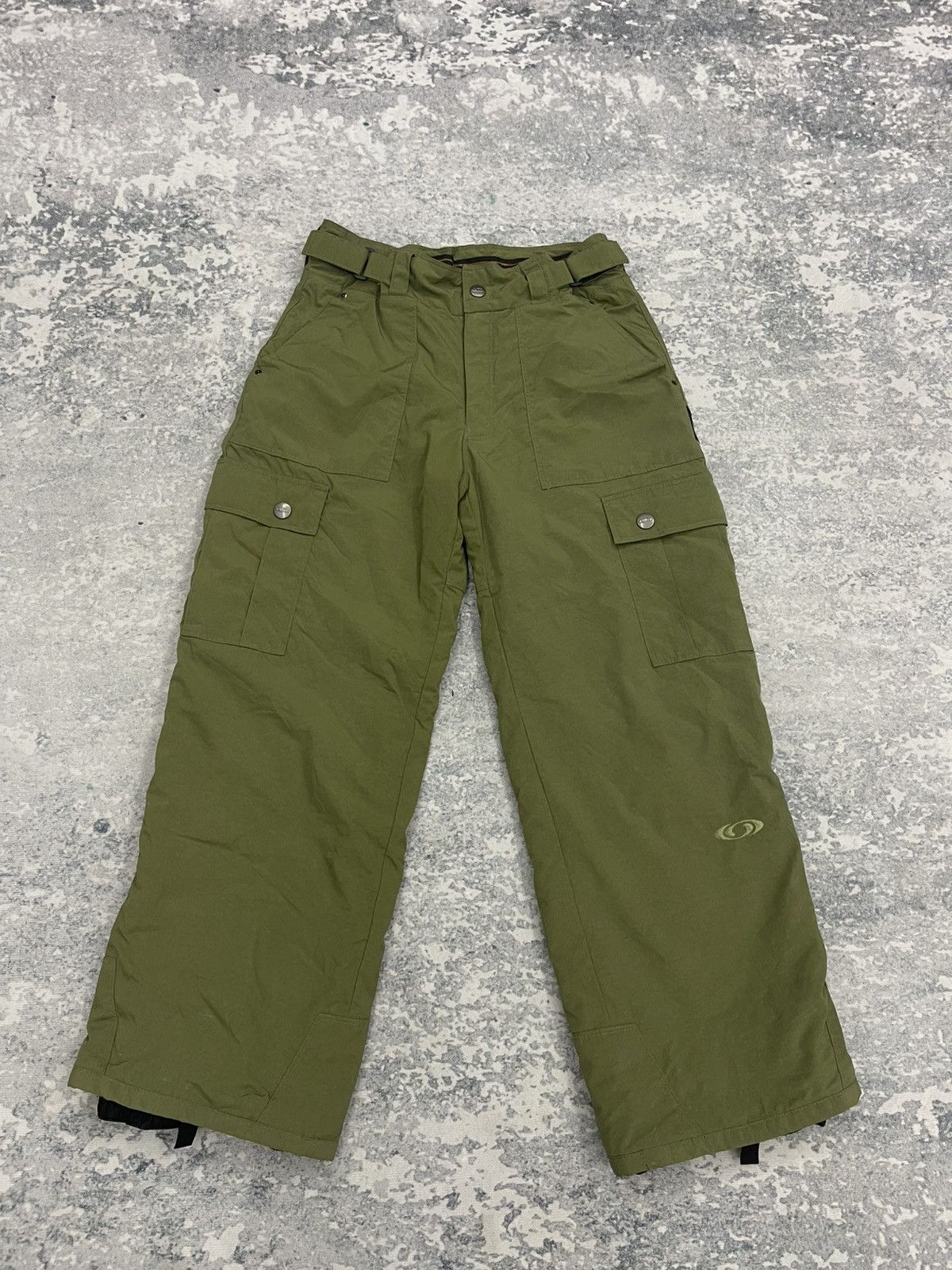 Salomon Salomon Vintage Gorpcore Cargo Ski Pants Size US 29 - 1 Thumbnail