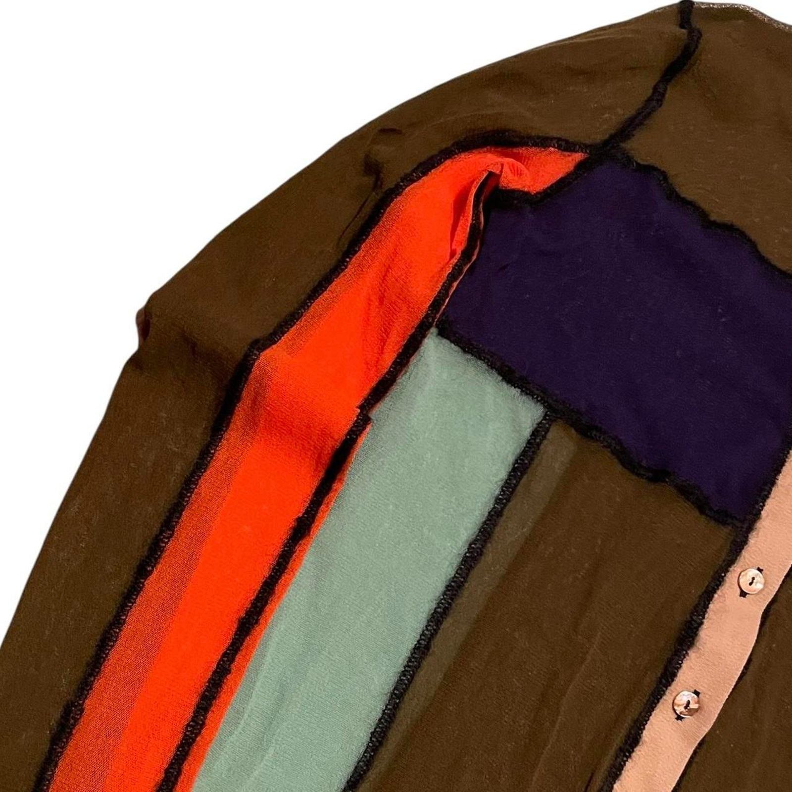 Jean Paul Gaultier VTG 90s y2k Jean Paul Gaultier x Fuzzi micro mesh cardigan Size L / US 10 / IT 46 - 4 Thumbnail