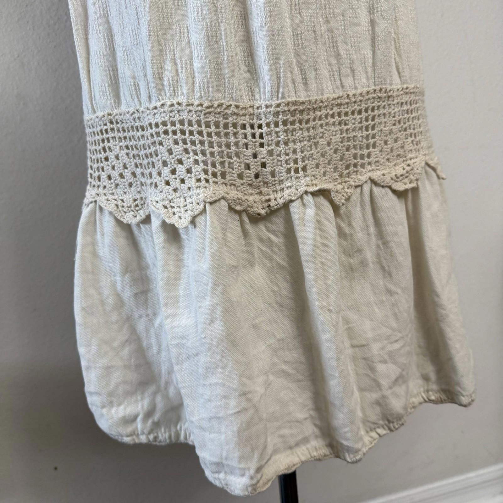 Designer Vintage TNS Fatima Brazilian Indie Boho Dress Xs Size XS / US 0-2 / IT 36-38 - 7 Thumbnail