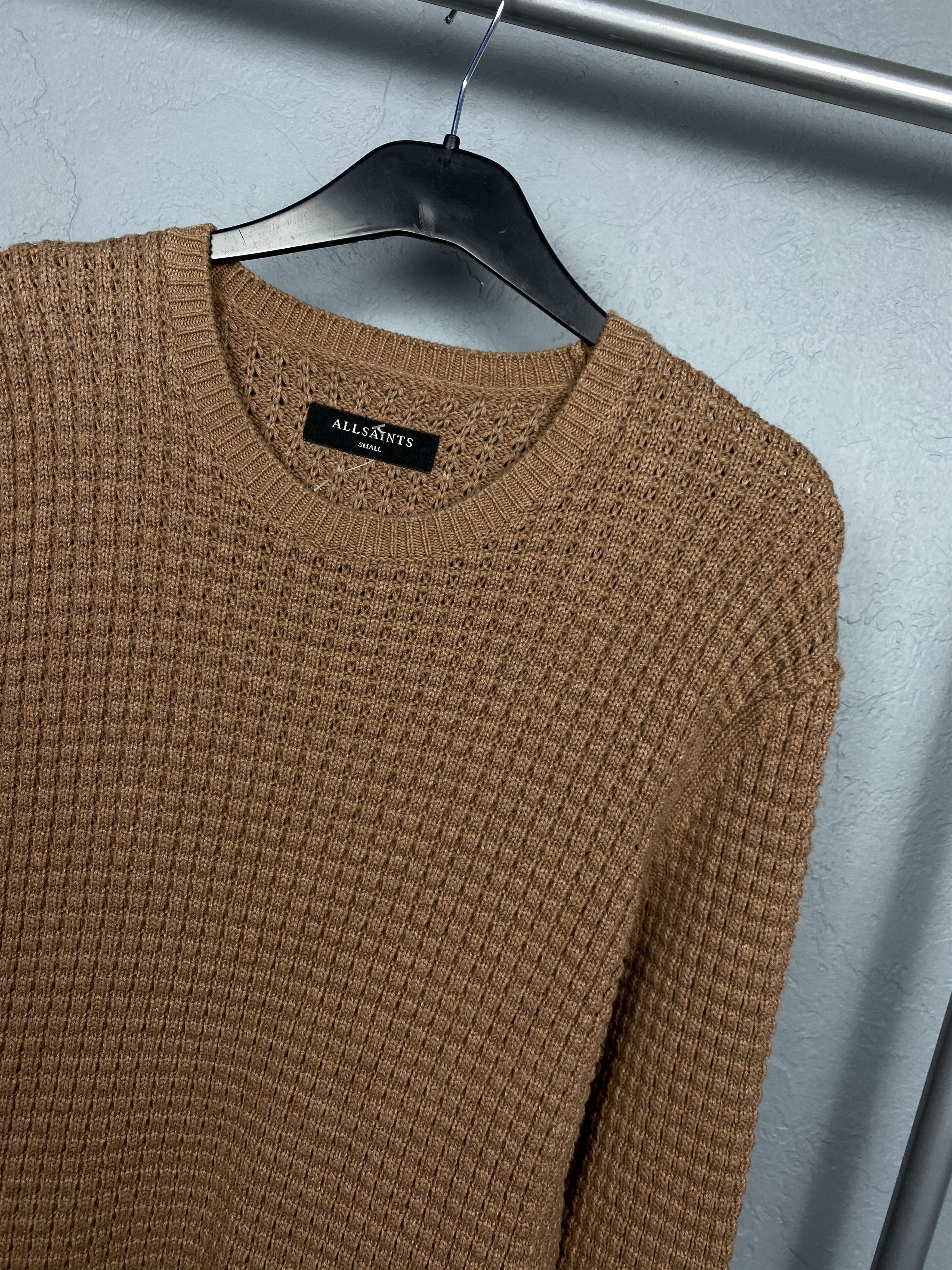 Allsaints Allsaints Oversized Kargg Crew Neck Mens Knit Sweater Size US S / EU 44-46 / 1 - 2 Thumbnail