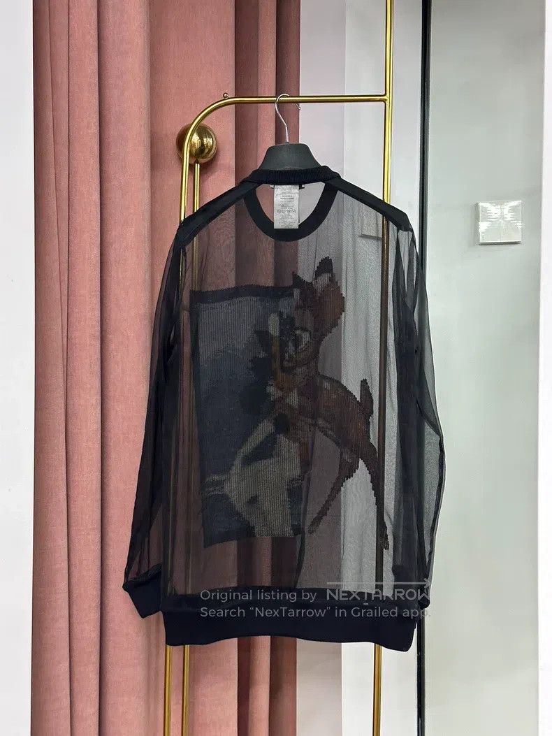 Givenchy Givenchy Glitter Deer Long Sleeve Top Size US S / EU 44-46 / 1 - 3 Thumbnail