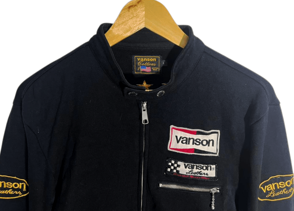Vanson Leathers VANSON LEATHERS RIDING EMBROIDERY JACKET Size US L / EU 52-54 / 3 - 4 Thumbnail