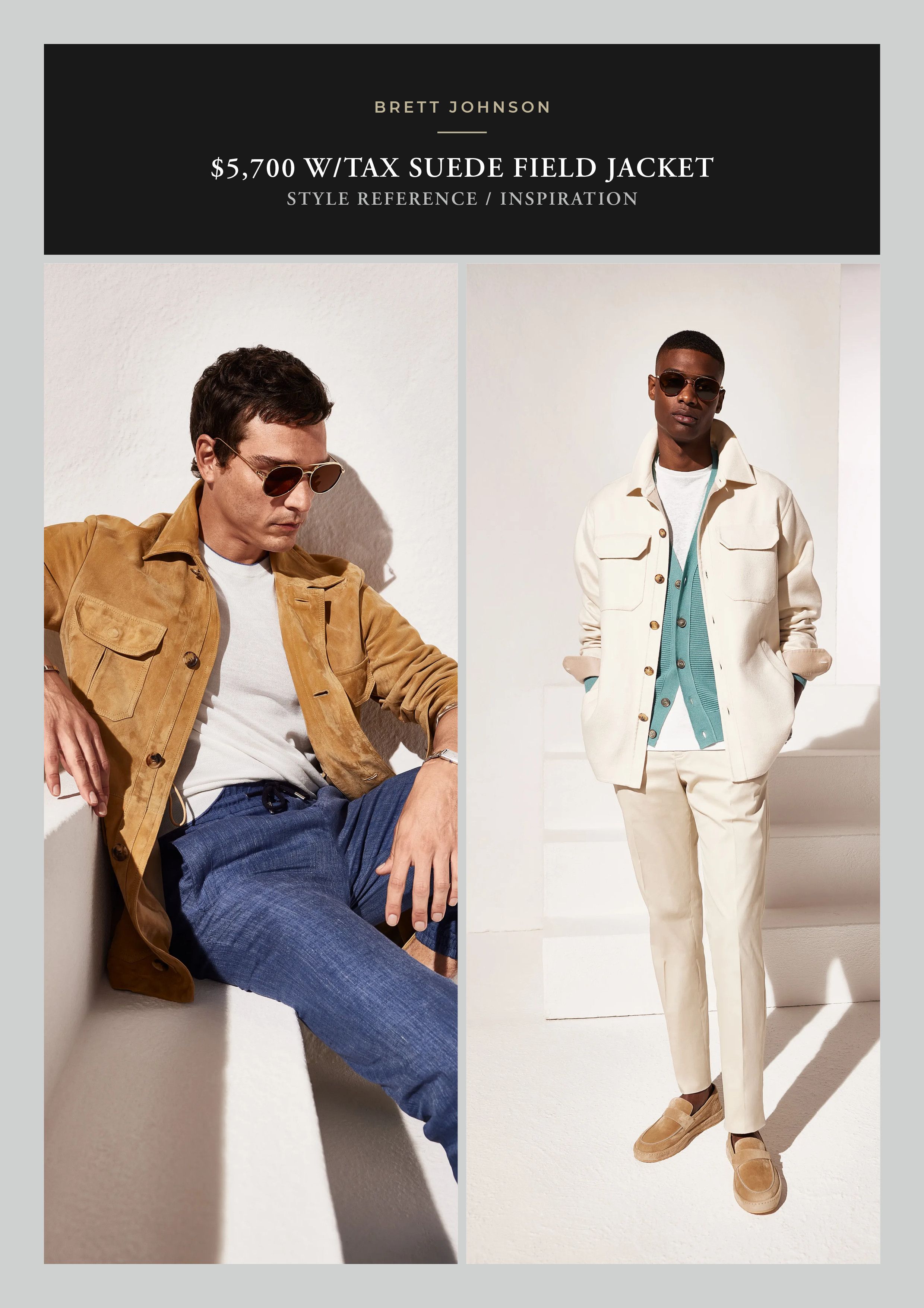 Other Best Dressed New Rare $5,700 w/tax Suede Field Jacket Size US L / EU 52-54 / 3 - 10 Thumbnail