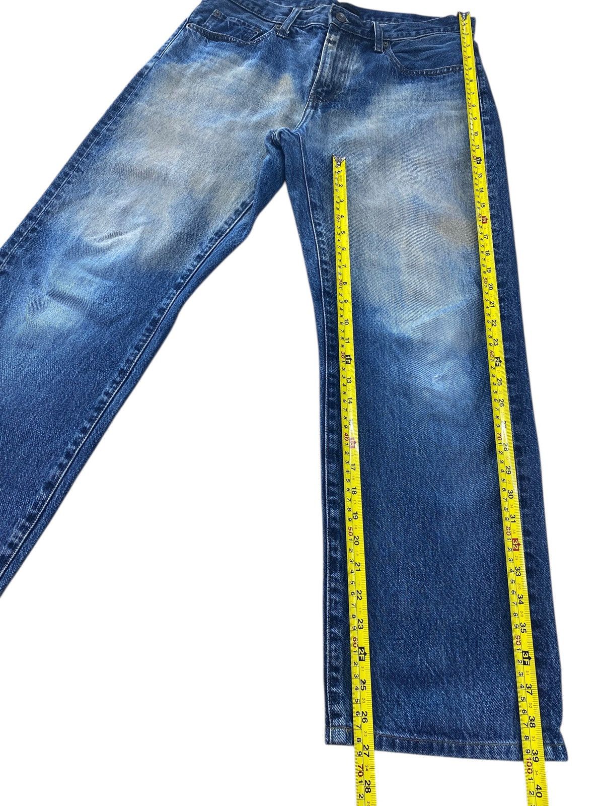 Uniqlo Uniqlo Mud Wash Style Straight Leg Jeans Size US 32 / EU 48 - 8 Thumbnail