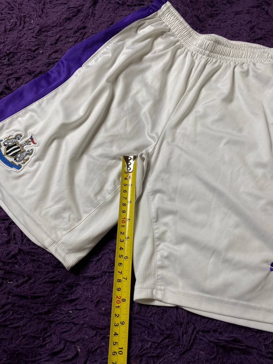 Puma × Vintage Puma vintage white shorts retro big print 90s y2k Size US 32 / EU 48 - 11 Thumbnail