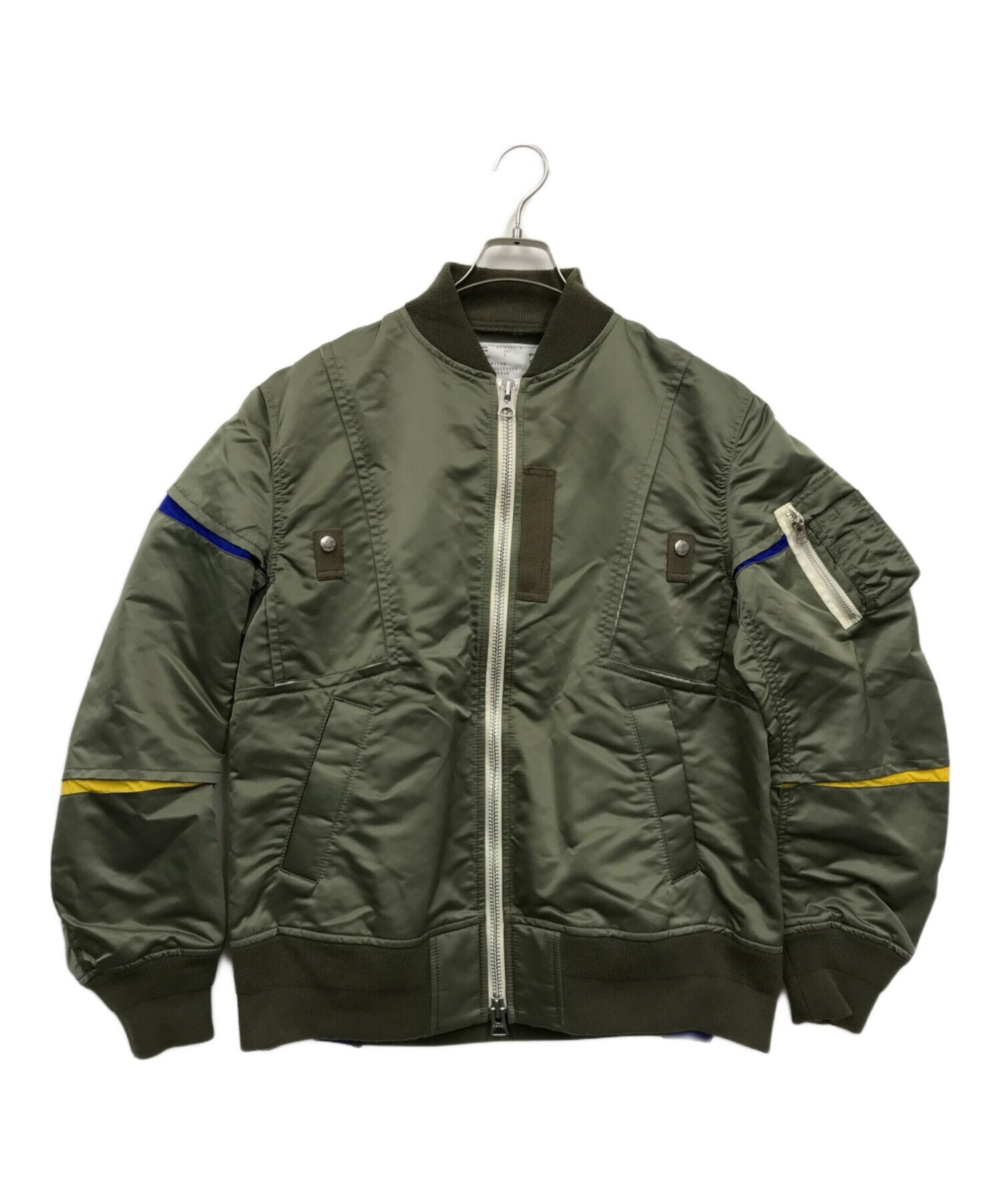 sacai　 21-02581M Nylon Twill Blouson. Sacai sacai Nylon Twill Blouson 21-02581M Khaki Size 2 | Grailed