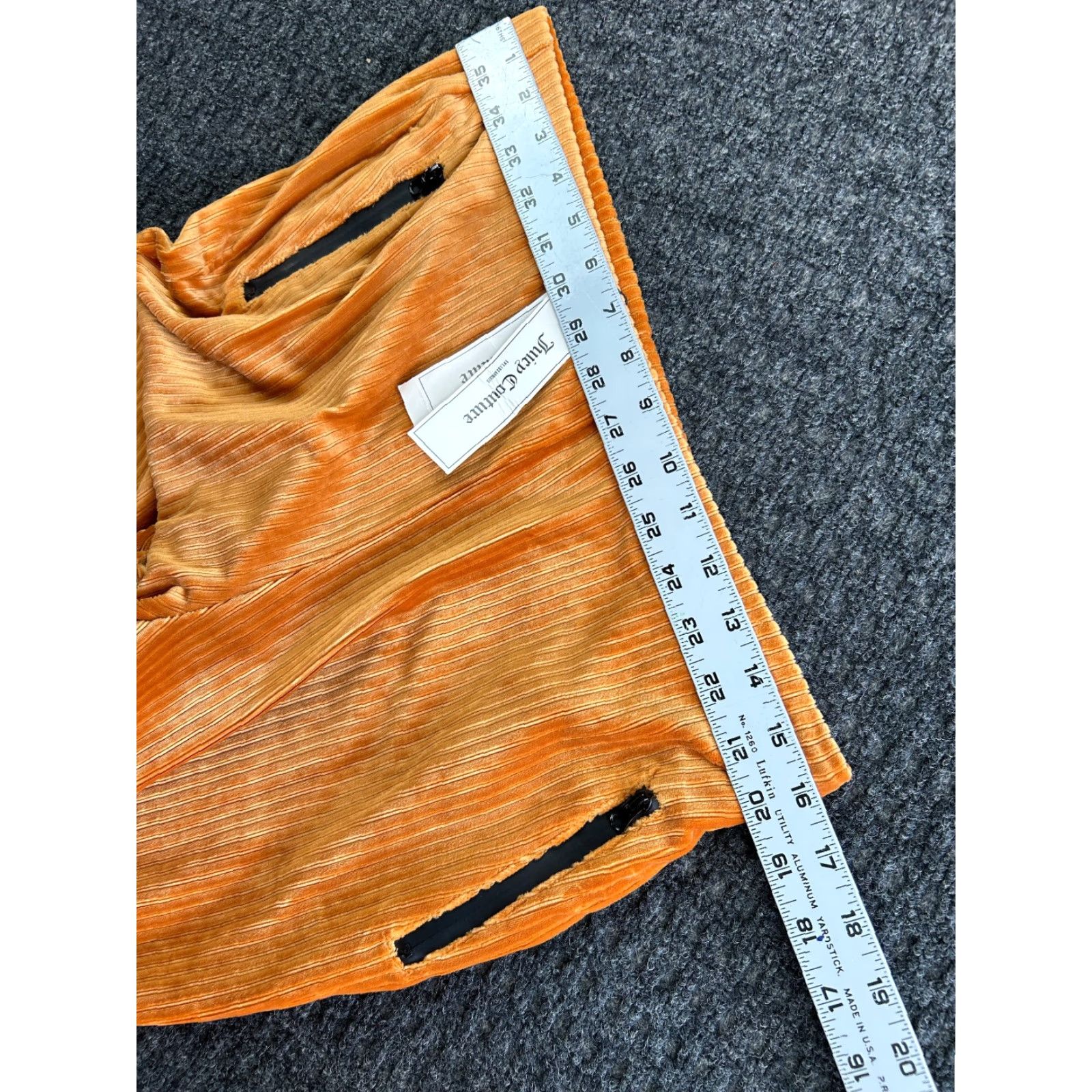 Juicy Couture Juicy Couture Textured Pull On Pants XL Orange Copper California Sunrise NEW Size 40" / US 18 - 7 Thumbnail