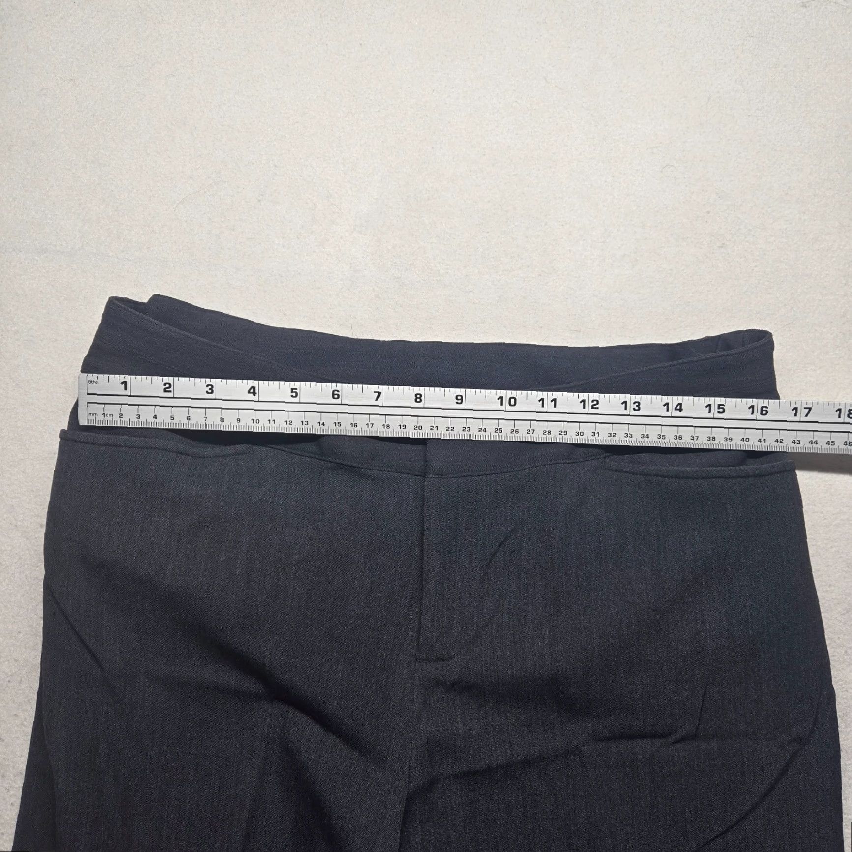Vintage Christopher & Banks Straight Pants Pockets Gray Size 12 Womens Adult Regular Size 34" / US 12 / IT 48 - 4 Thumbnail