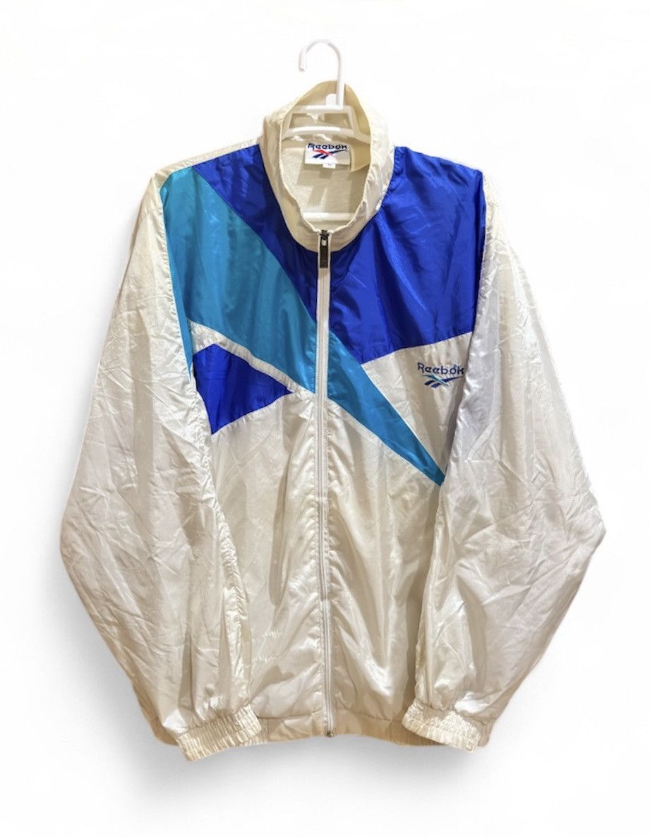 Reebok Reebok Vintage Windbreaker Jacket – Rare Retro 90s Size US M / EU 48-50 / 2 - 1 Thumbnail
