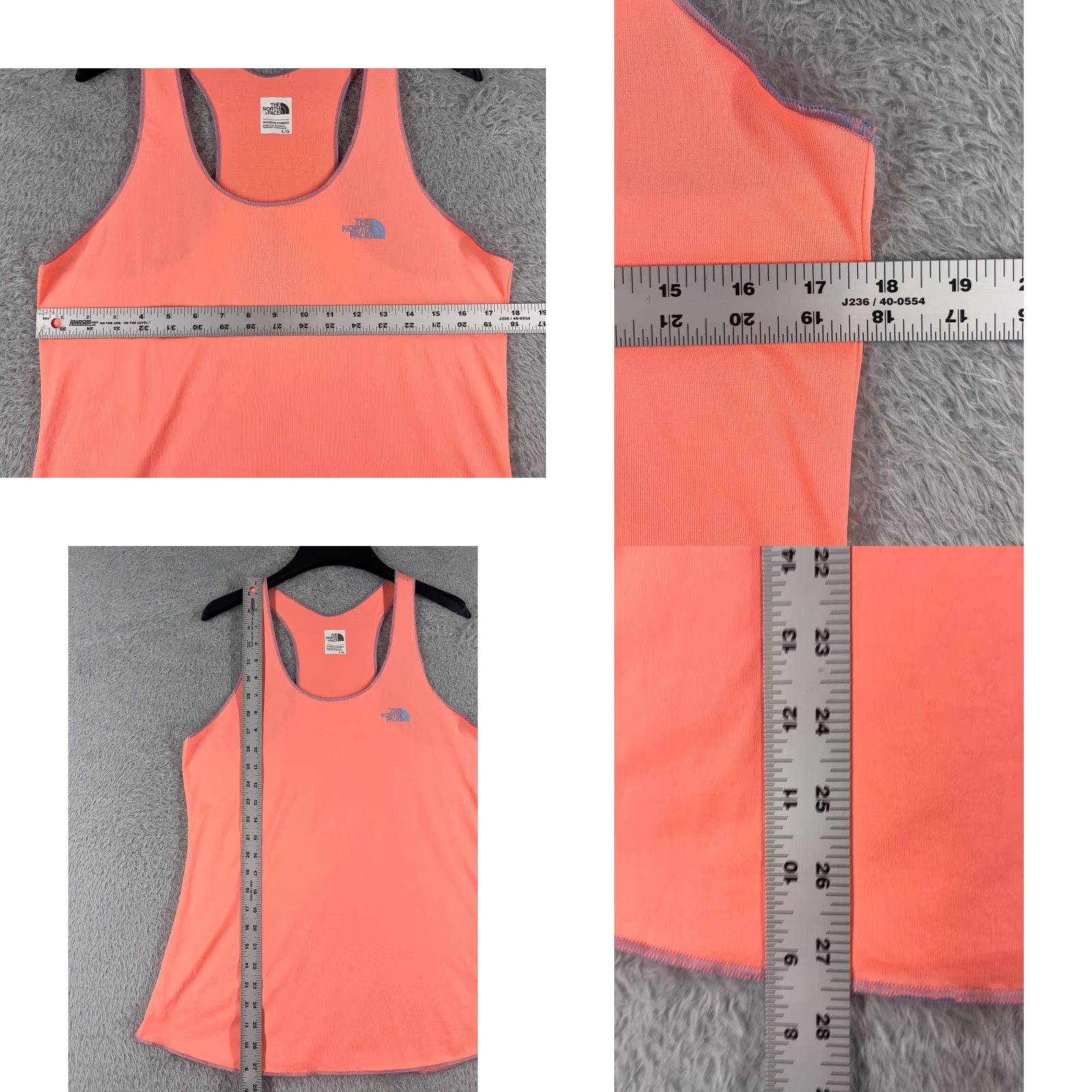 The North Face The North Face Shirt Women Large Coral Tank Sleeveless 100% Polyester Gym Beach Size L / US 10 / IT 46 - 8 Thumbnail