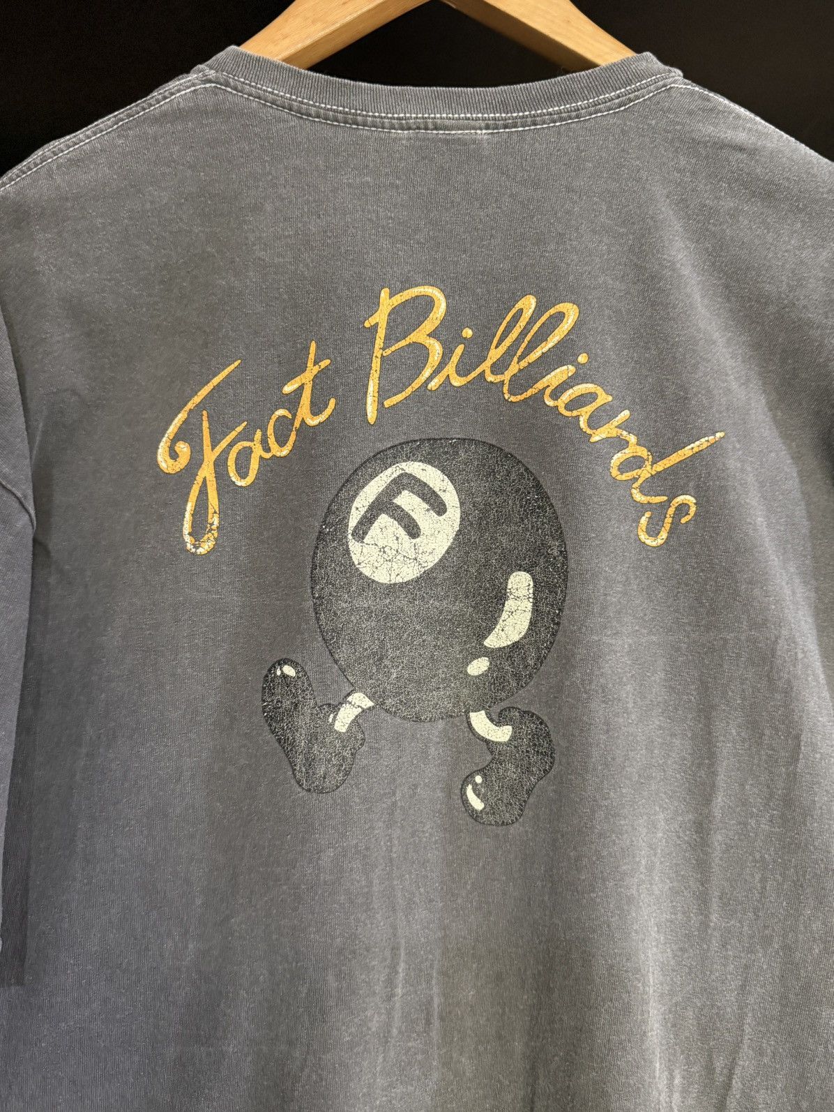 Girl Skateboards Vintage Y2K Fact Billiards Ball Skateboard Faded Tee Size US XL / EU 56 / 4 - 2 Thumbnail