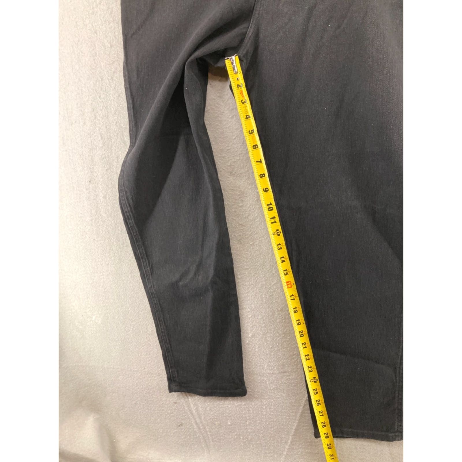 Vintage VINTAGE Action West Jeans Women’s 18 Black High Rise Mom Denim 90s Grunge Womens Size 40" / US 18 - 5 Thumbnail