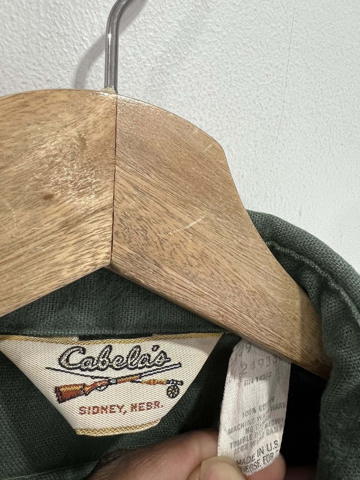 Vintage Vintage Cabelas Flannel Button Up Shirt green Size US XL / EU 56 / 4 - 4 Thumbnail