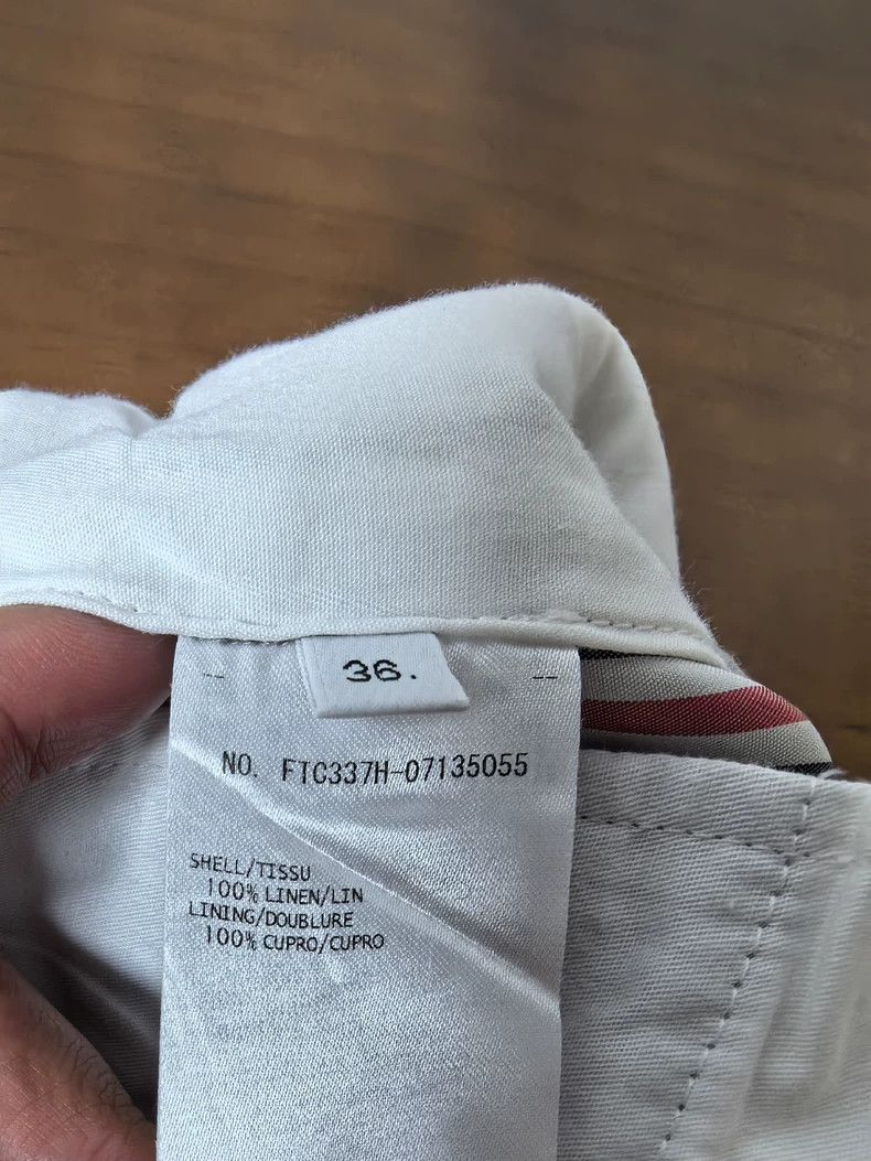 Thom Browne Thom Browne Linen trousers Size 35" - 7 Thumbnail