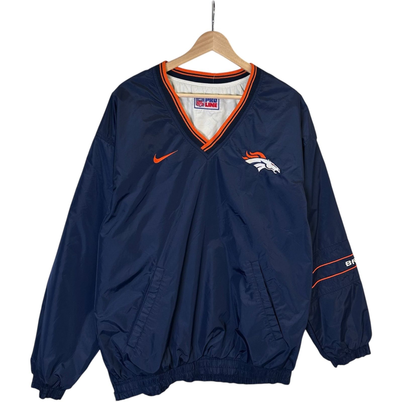 Nike Vintage Nike Denver Broncos Reversible Pullover Windbreaker Size US L / EU 52-54 / 3 - 10 Thumbnail