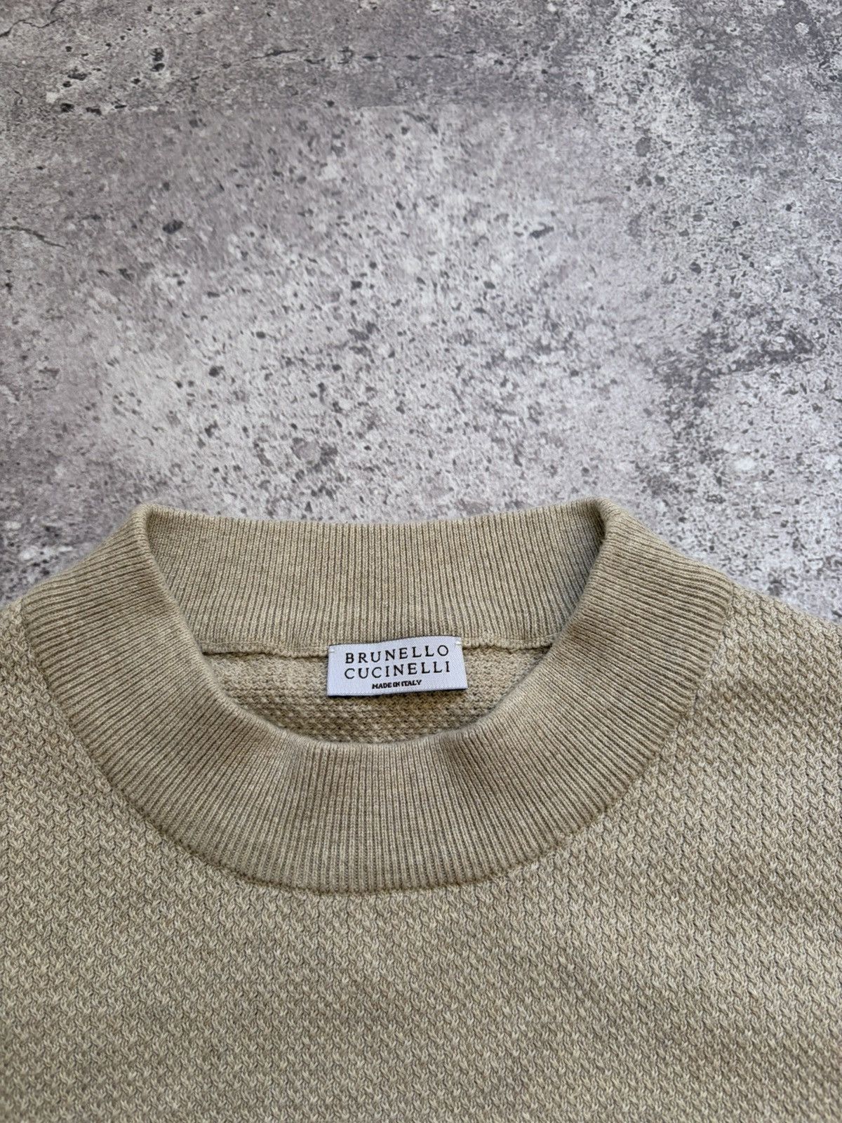 Brunello Cucinelli Brunello Cucinelli Beige Sweater Size US L / EU 52-54 / 3 - 4 Thumbnail