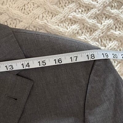 Hugo Boss Hugo Boss Rosselini Movie Blazer Sport Coat Pure Wool 3 Butt Size 40R - 3 Thumbnail