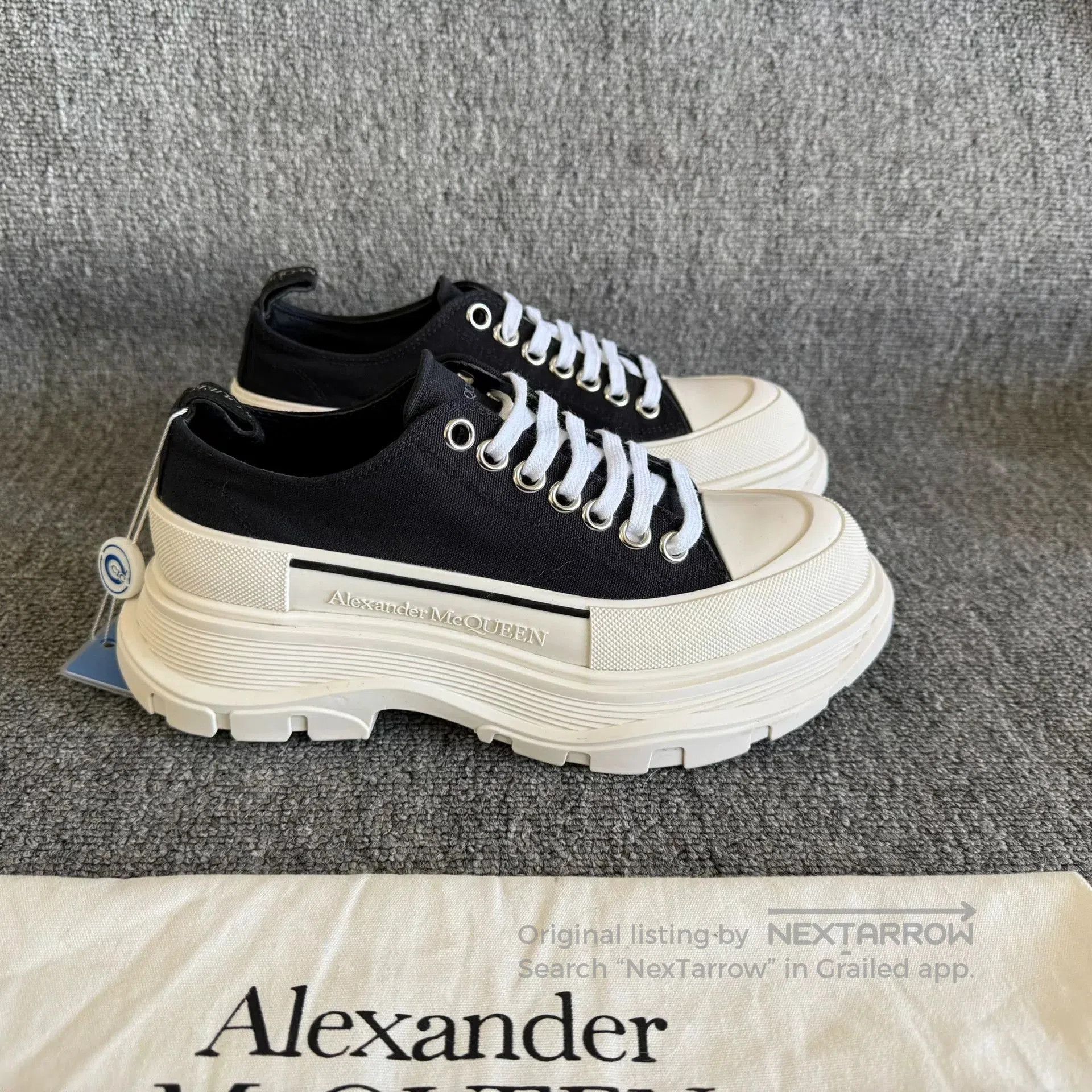 Alexander McQueen Alexander McQueen Platform Canvas Shoes. Size US 6 / IT 36 - 5 Thumbnail